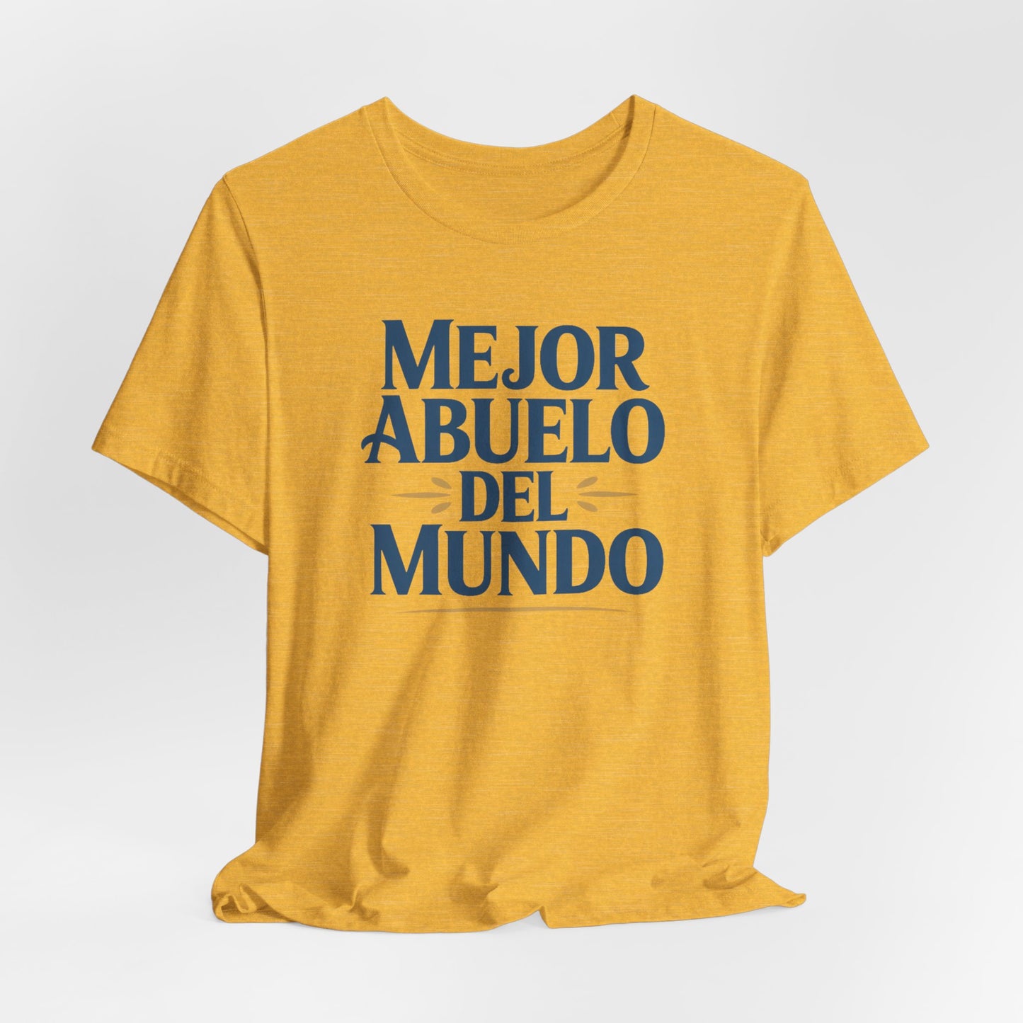 Mejor Abuelo T-Shirt - Latino Grandpa Gift Tee - Hispanic Family Shirt - Abuelo Pride Gift for Grandfather