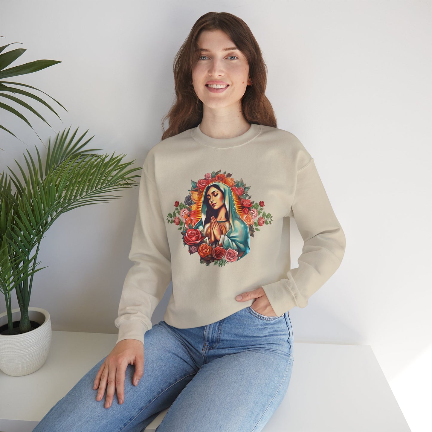 Guadalupe Sweatshirt | Virgen de Guadalupe Sudadera | Latina Empowerment Shirt