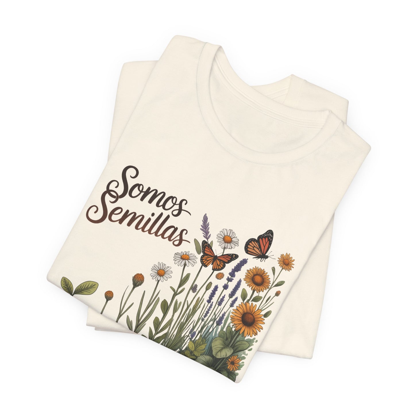Somos Semillas T-Shirt - We Are Seeds Tee - Latino Heritage Gift - Hispanic Pride Shirt - Inspirational Growth Mindset