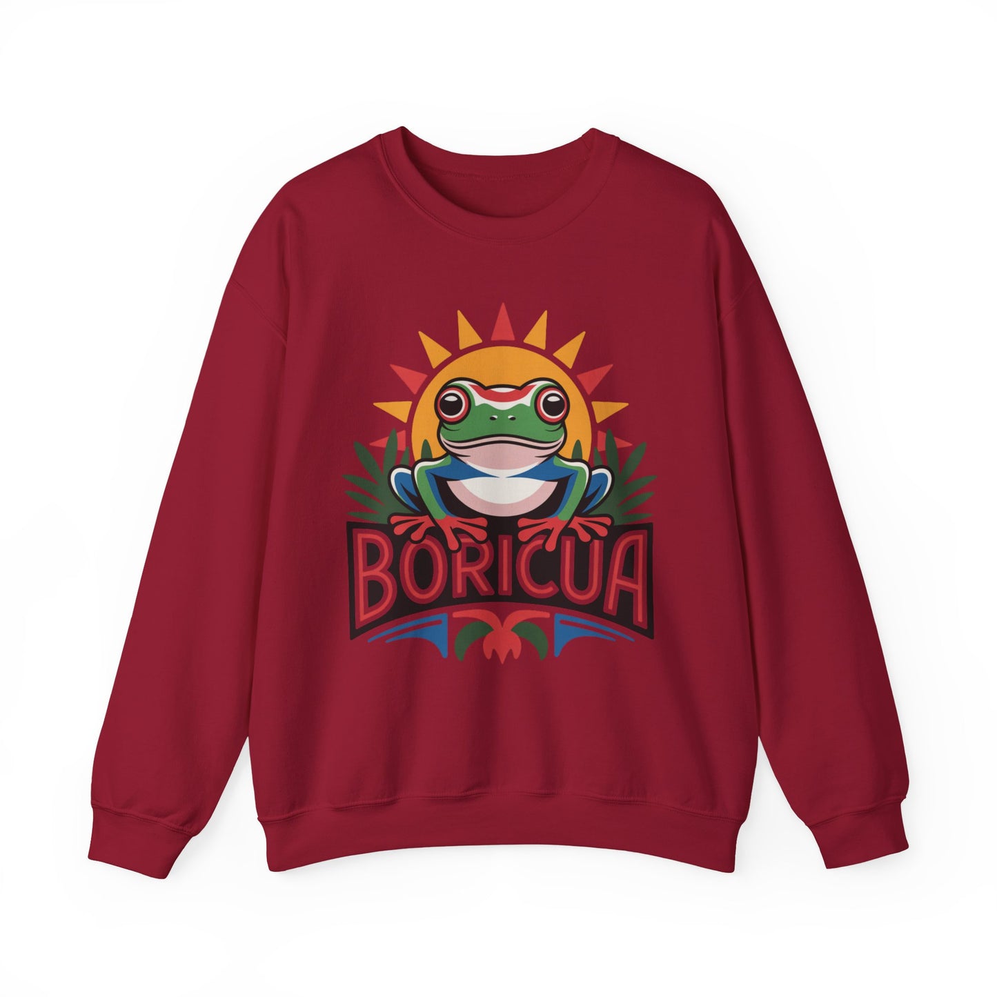 Boricua Sweatshirt - Puerto Rican Pride Gift - Borinquen Heritage Sudadera - Latino Hispanic Pride Wear