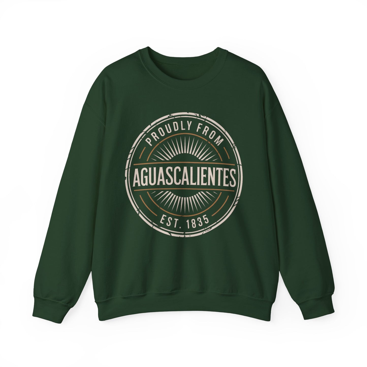 Aguascalientes Sweatshirt - Mexican Heritage Pride Wear | AGS Mexico Sudadera Gift | Orgullo Mexicano Regional Clothing