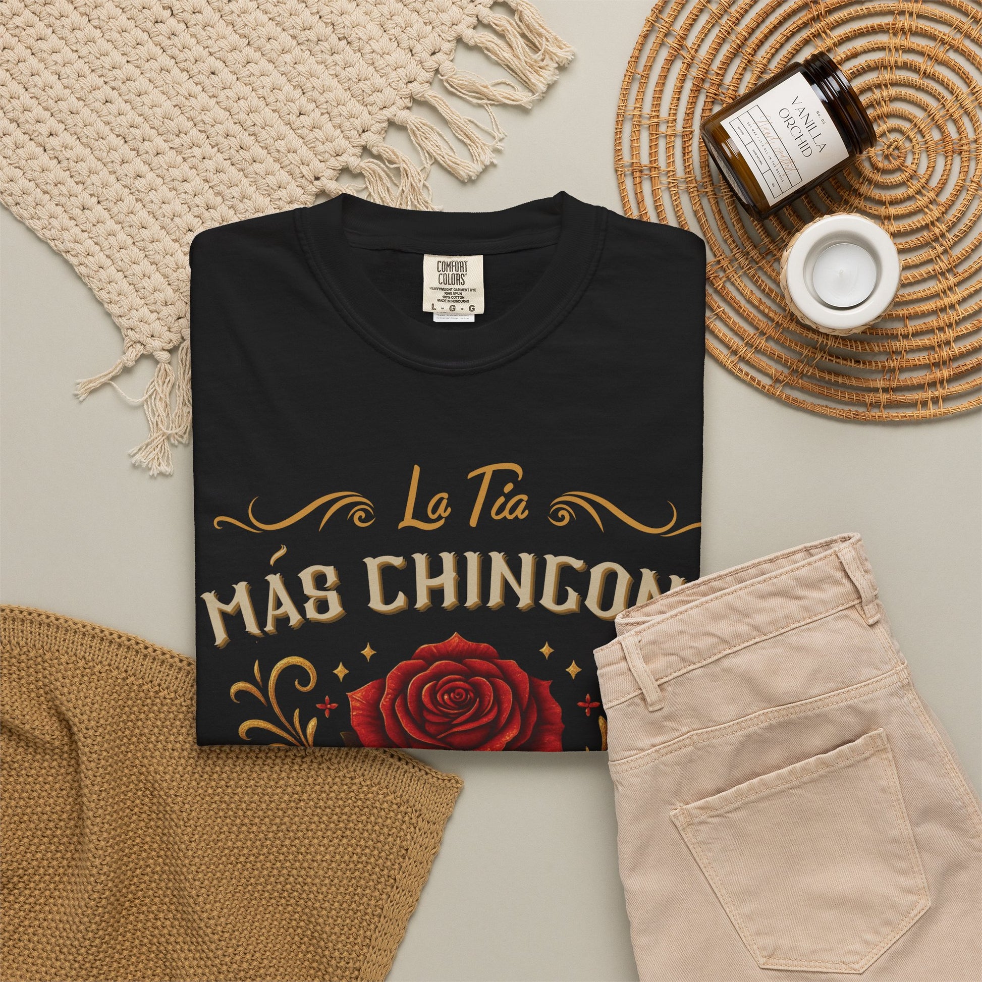La Tia Mas Chingona Shirt T-Shirt — Tia Chingona Gift (view 12 of 13)