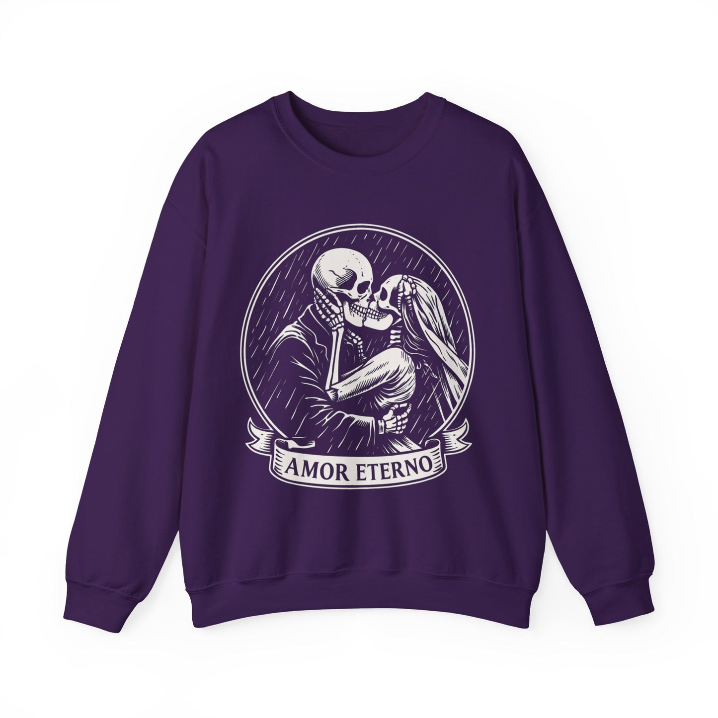 Amor Eterno Sweatshirt - Forever Love Spanish Quote - Romantic Gift for Her - Couples Matching - Latino Love Shirt