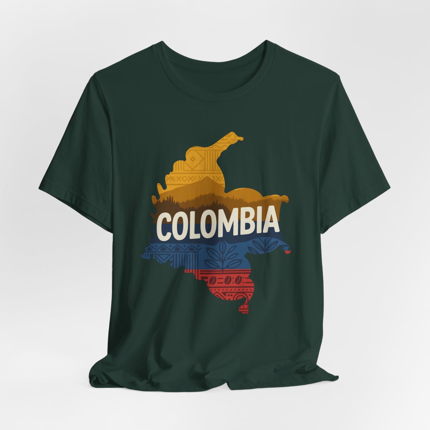 Colombia T-Shirt - Colombian Pride Tee - Orgullo Colombiano Shirt - Hispanic Heritage Gift - Colombia Amor