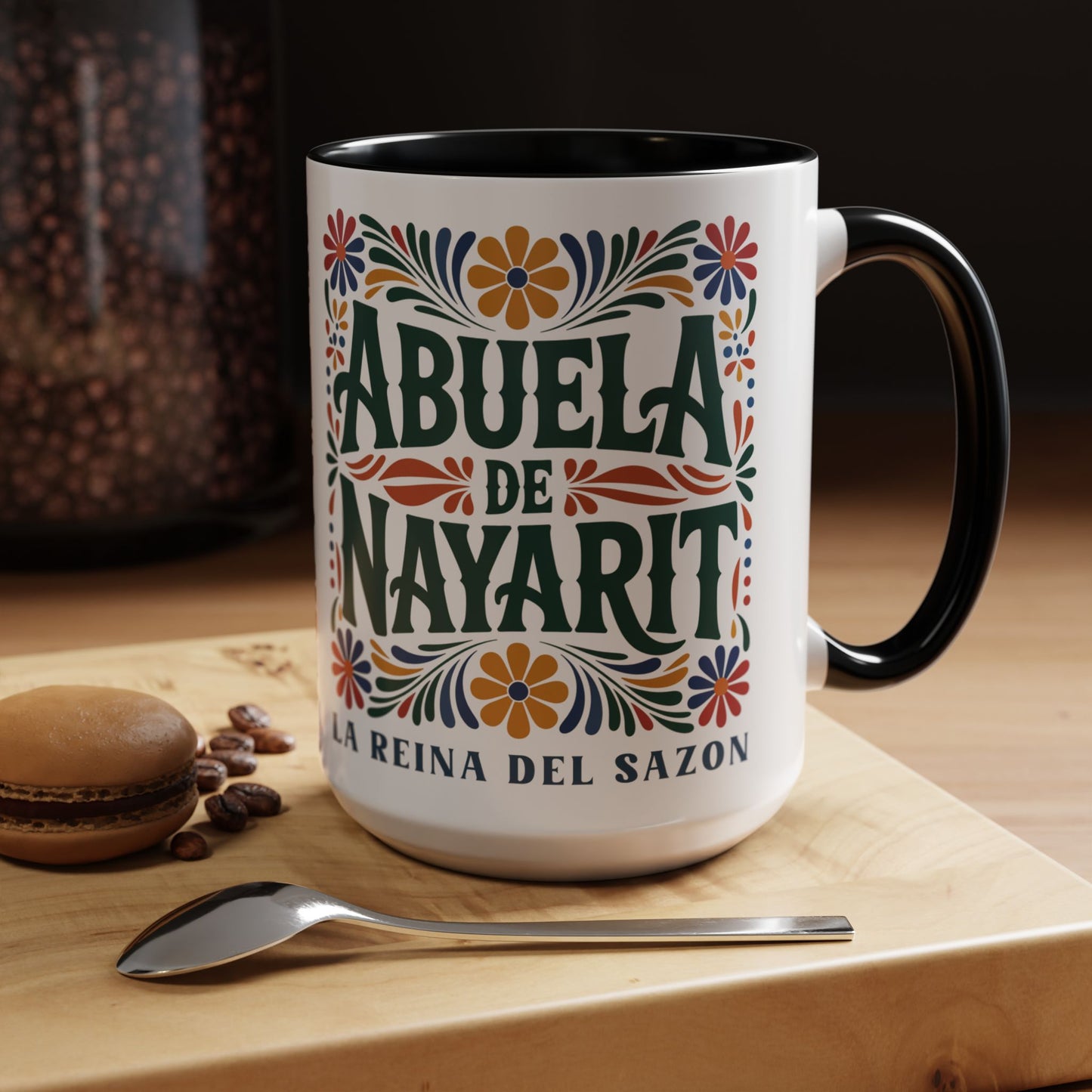 Abuela de Nayarit Mug - Hispanic Grandma Coffee Cup Gift - Latino Family Abuela Love - Spanish Grandmother Regalo Para Abuela