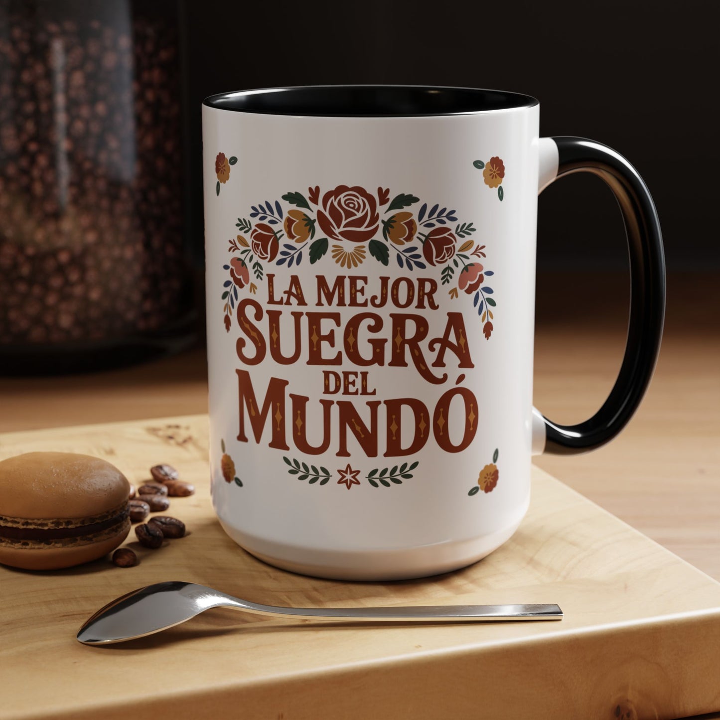Suegra Mug - Funny Mother in Law Gift - Latino Family Humor Coffee Cup - Regalos para Mujer - Spanish Gift