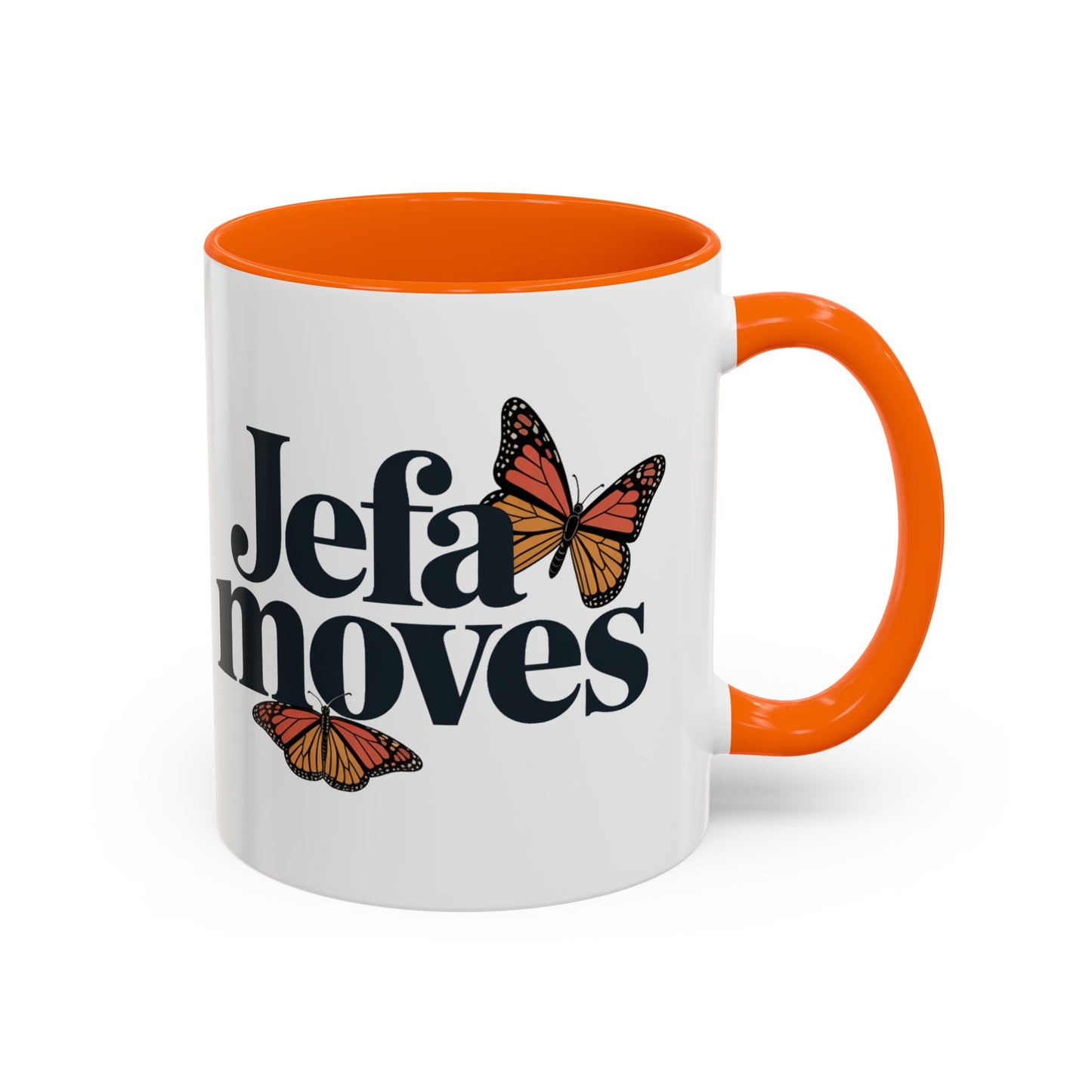 La Jefa Moves Mug - Female Boss Gift for Latina Women - Spanish Coffee Cup - Empowering Latina Gift - Bilingual Mug