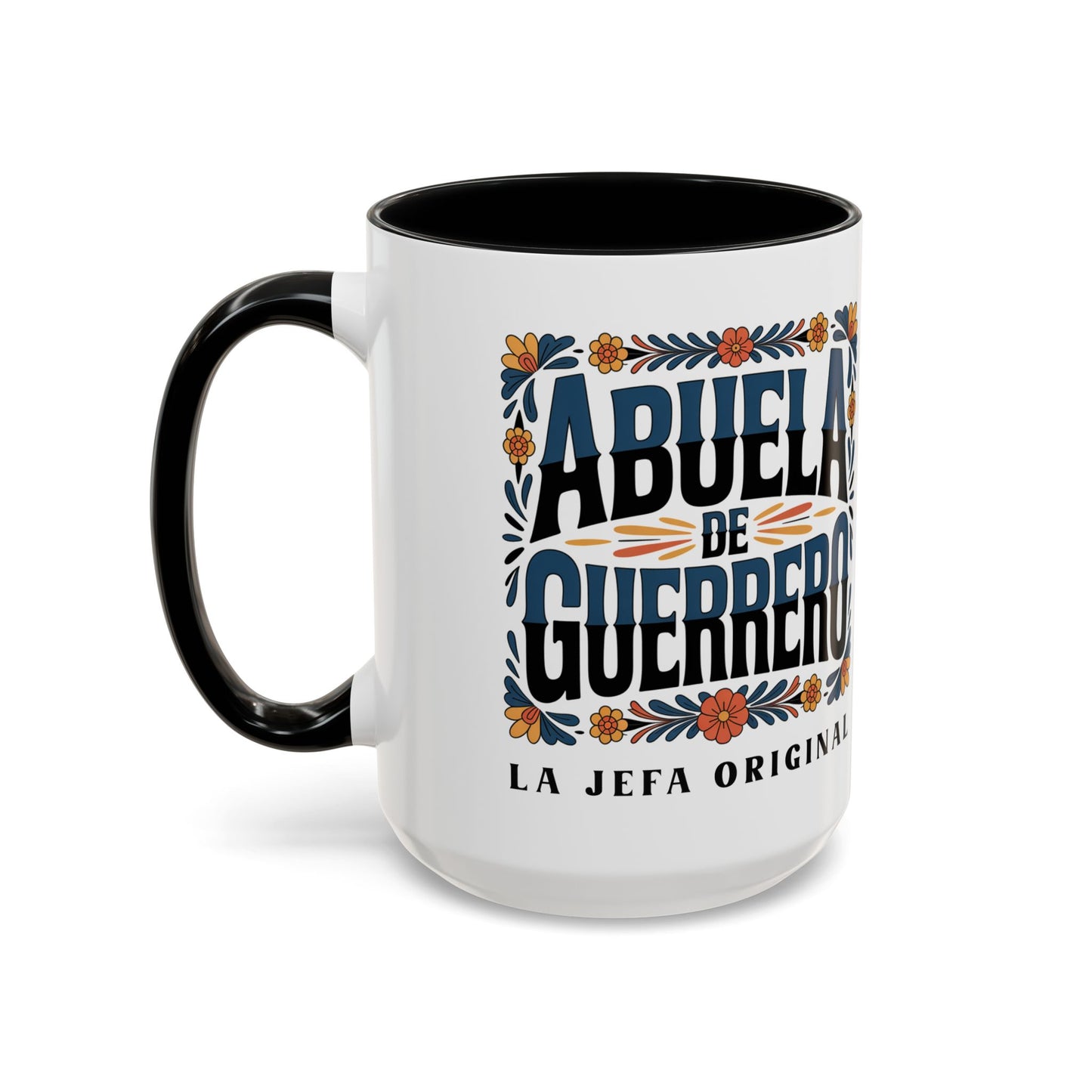 Abuela de Guerrero Mug - Latino Family Gift for Hispanic Grandma | Spanish Coffee Cup | Abuela Love Mug | Cafe con Abuela