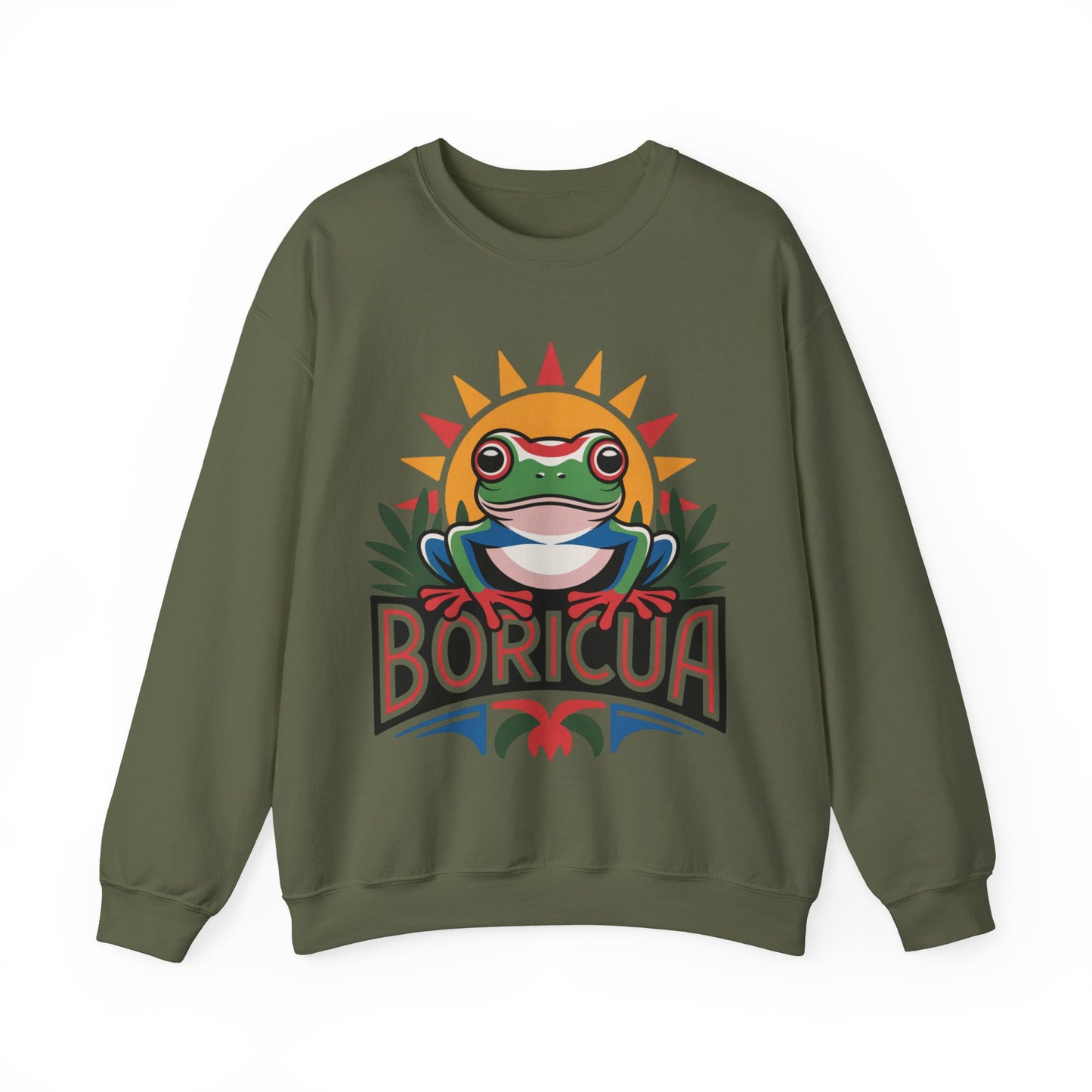 Boricua Sweatshirt - Puerto Rican Pride Gift - Borinquen Heritage Sudadera - Latino Hispanic Pride Wear