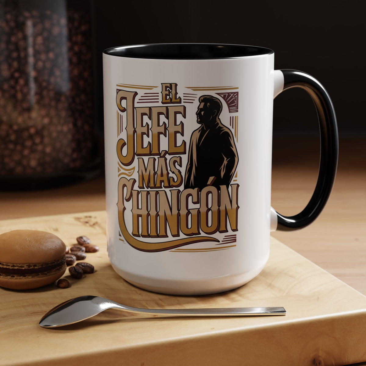 El Jefe Mas Chingon Mug - Latino Boss Coffee Cup Gift | Hispanic Pride Boss Man Regalo | Papa Jefe Spanish Mug
