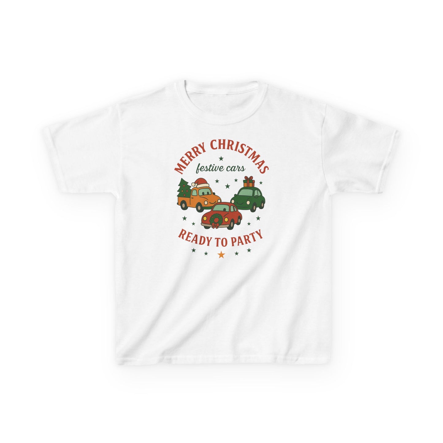 Merry Christmas Car Kids shirt