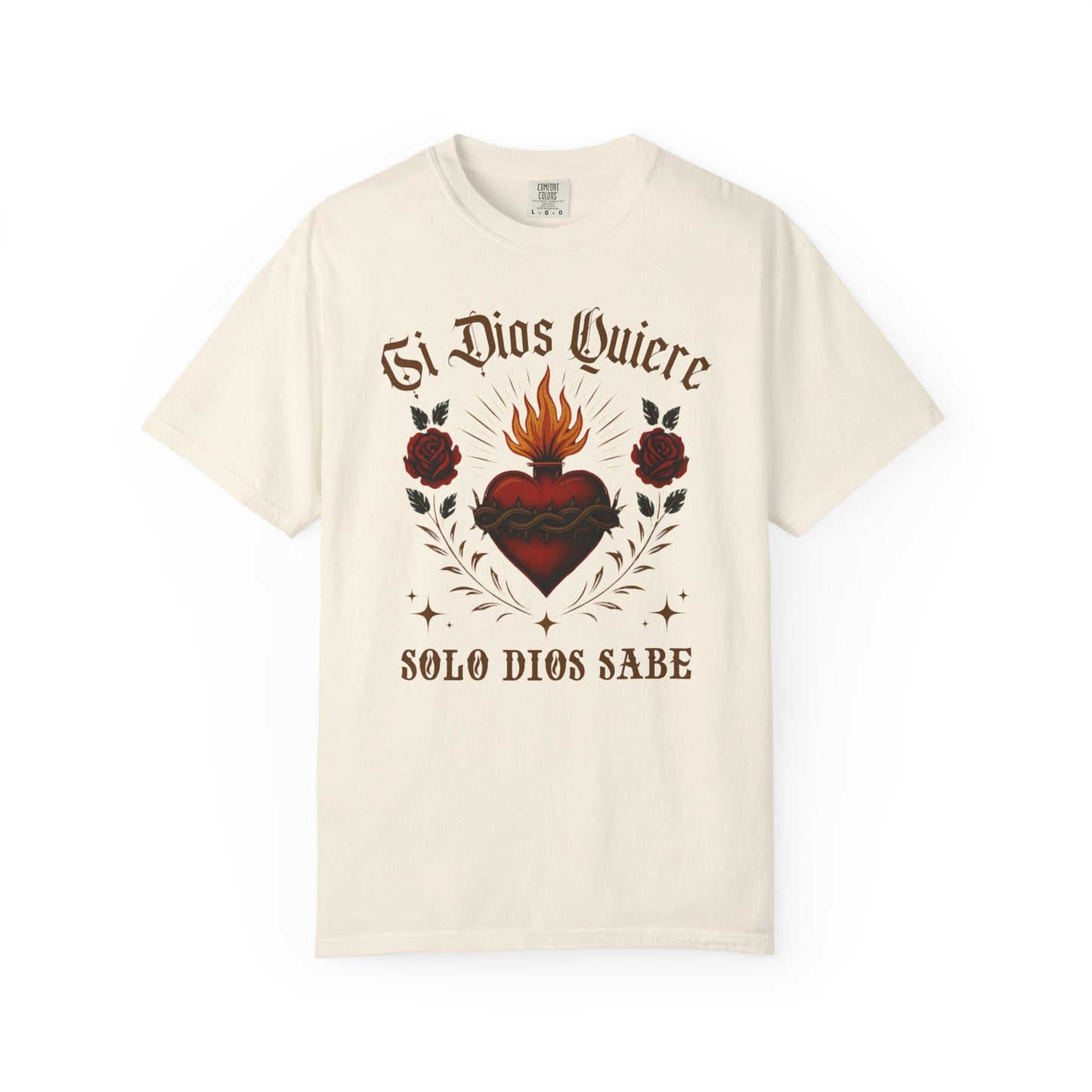 Si Dios Quiere Shirt | Camisa Christiana | Latina Graphic Tee |
