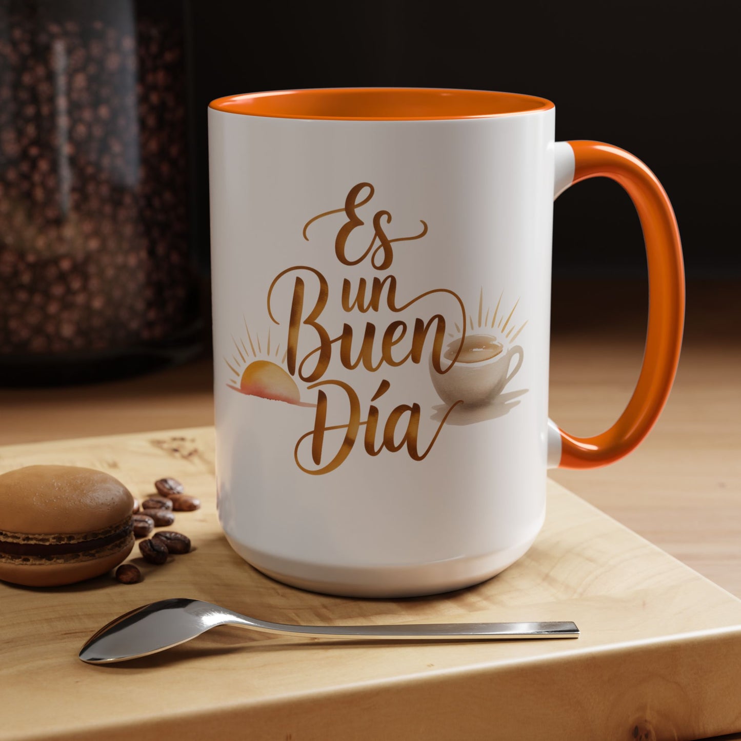 Es Un Buen Dia Mug - Latino Morning Coffee Cup | Spanish Quote Gift | Positive Vibes Mug | Hispanic Heritage