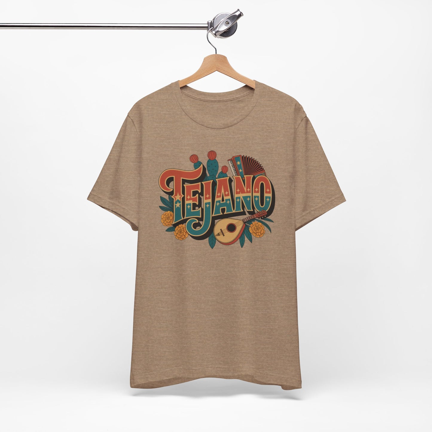 Tejano T-Shirt - Orgulloso Tejano Pride Tee - Texas Mexican Heritage Gift - Latino Culture Shirt - Tex Mex Style