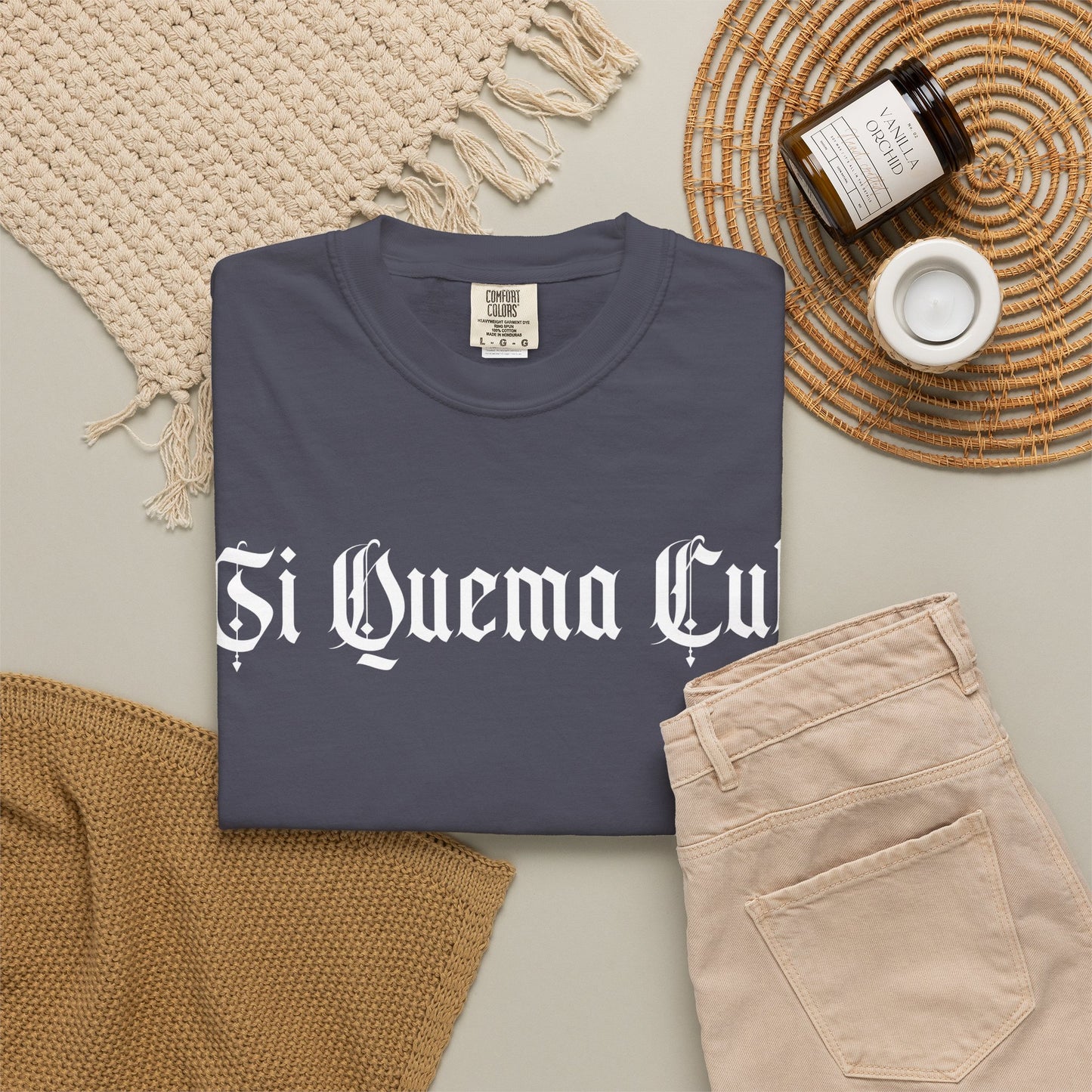 Si Quema Cuh Shirt |  Chicano Streetwear Tee | Latino Graphic Tee | Sudadera con Capucha para hombre |