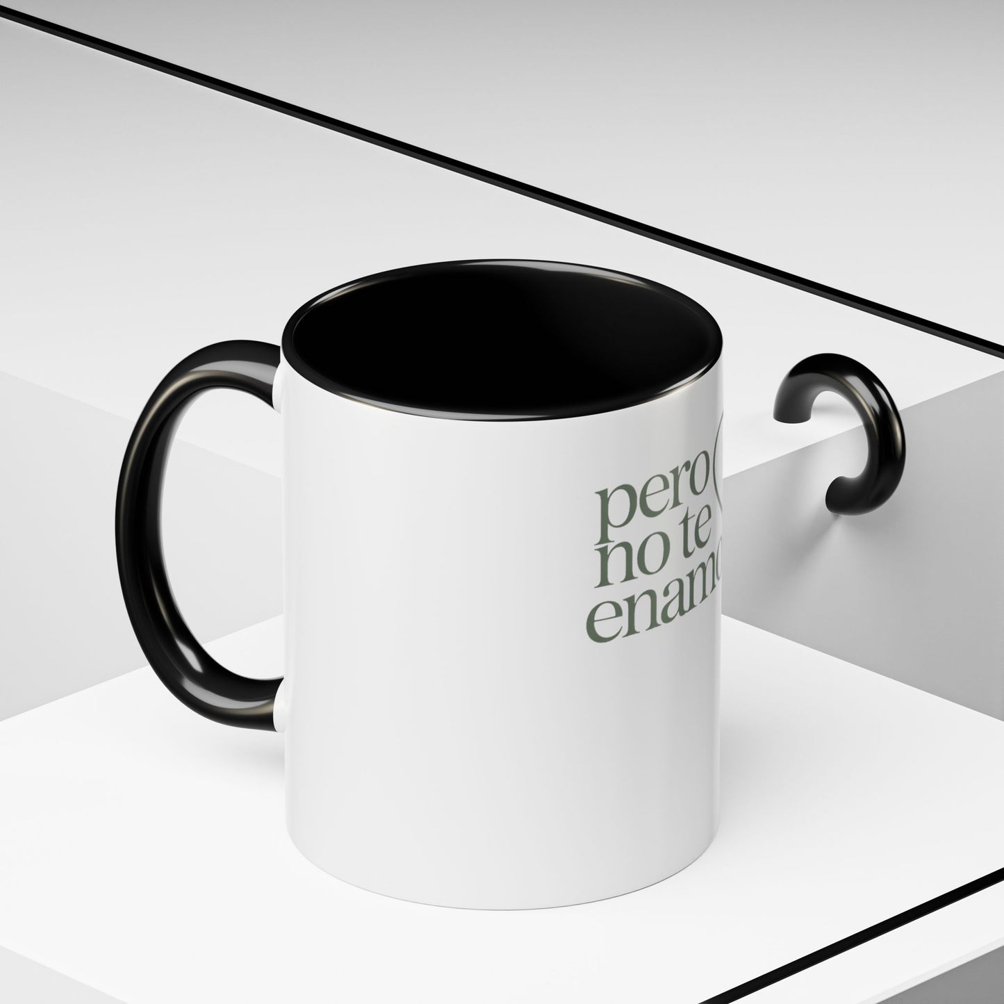Pero No Te Enamores Mug - Funny Spanish Relationship Gift - Latino Humor Coffee Cup - Hispanic Love Gift