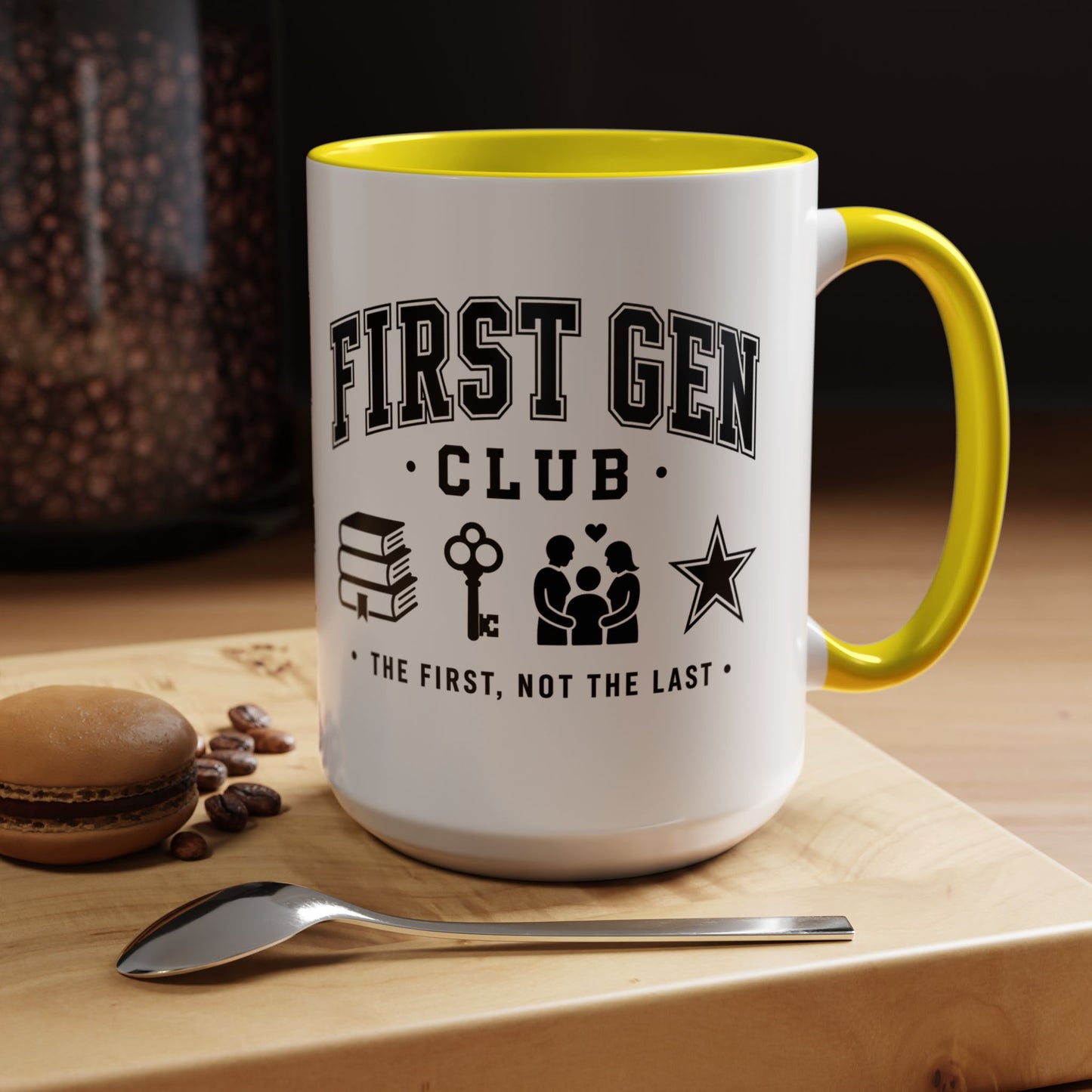 First Generation Latina Graduation Mug - Career Success Gift - Hija de Inmigrantes Pride Cup - Regalos para Mujer Graduación