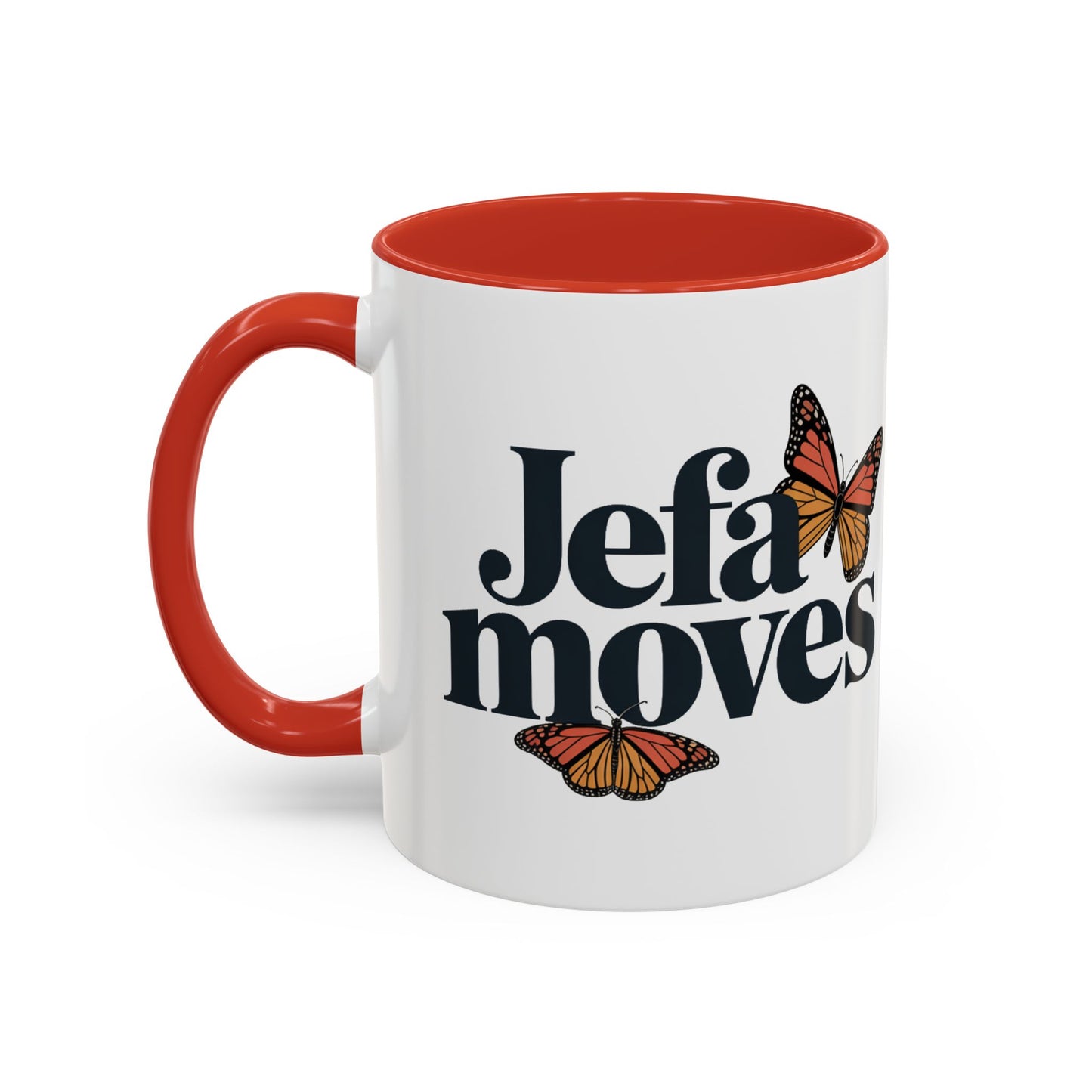La Jefa Moves Mug - Female Boss Gift for Latina Women - Spanish Coffee Cup - Empowering Latina Gift - Bilingual Mug