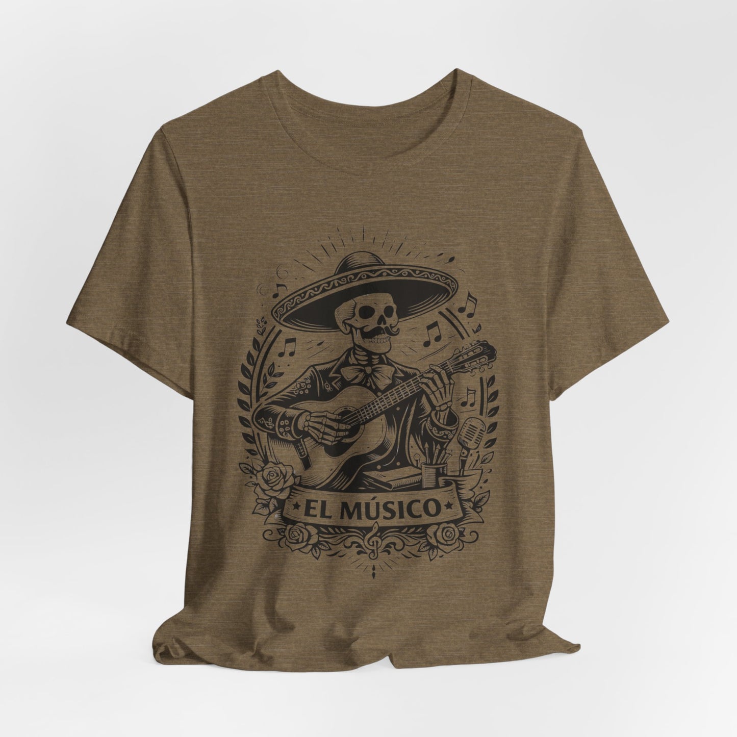 El Musico T-Shirt - Latino Musician Tee - Hispanic Pride Music Lover Gift - Cultura Latina Shirt - Musico Regalo