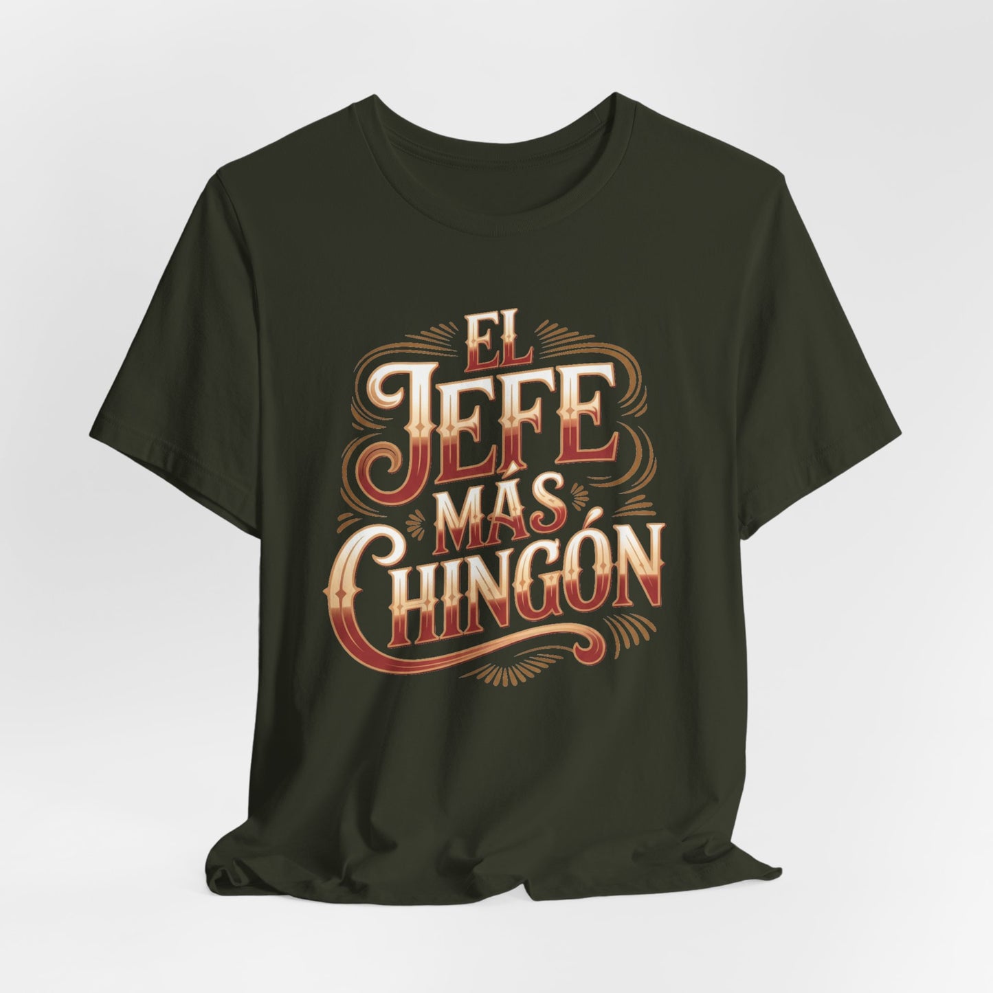 El Jefe T-Shirt - Latino Boss Tee - Hispanic Pride Shirt - Spanish Saying Gift - Latino Heritage Apparel
