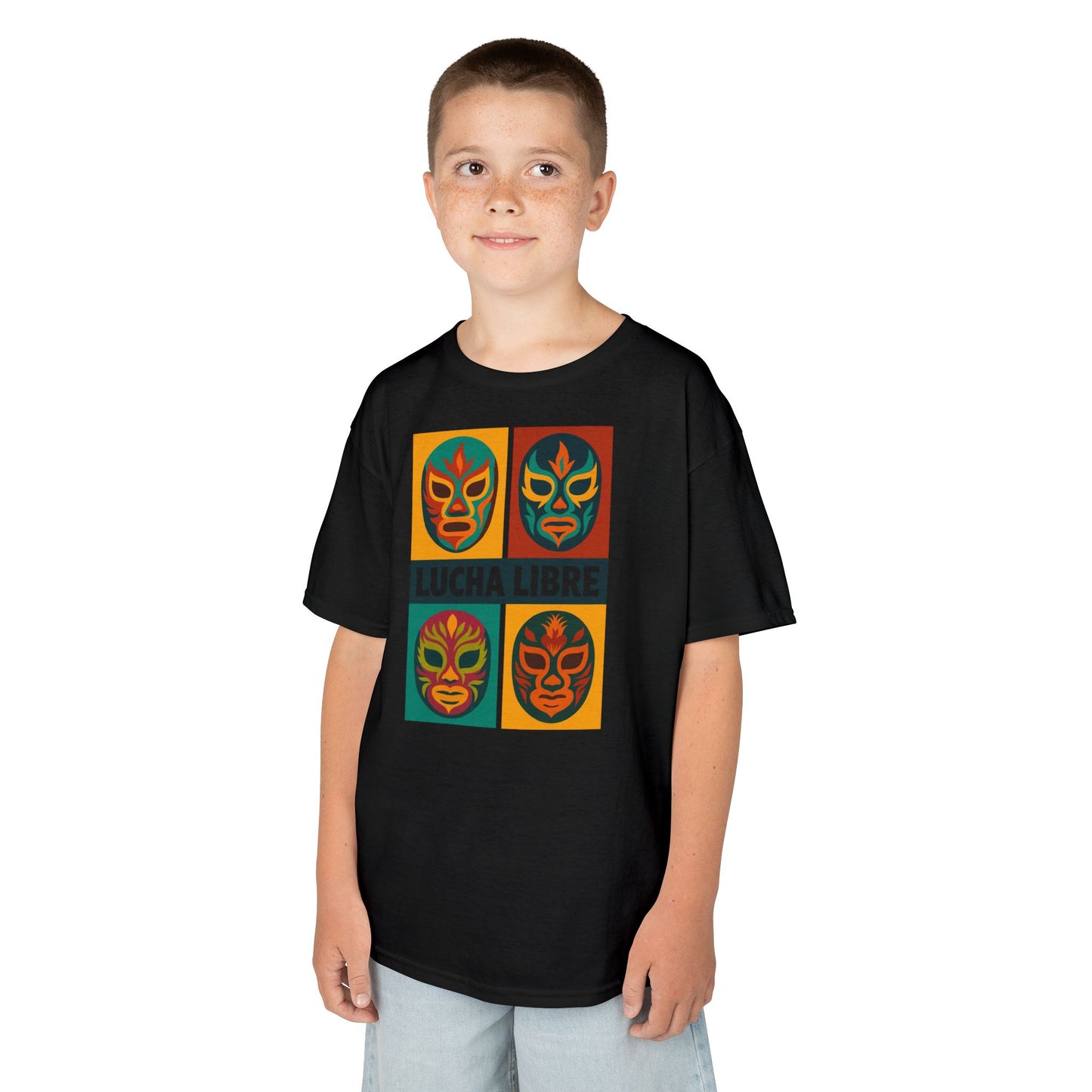 Mucha Lucha Shirt Kids, Luchador Toddler Tshirt Mexican Wrestling Gift, Latino Kids Birthday Shirt, Lucha Libre Niños