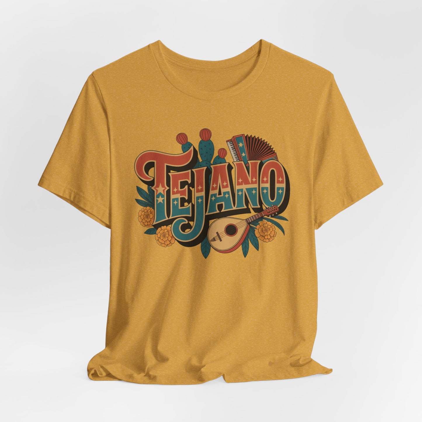 Tejano T-Shirt - Orgulloso Tejano Pride Tee - Texas Mexican Heritage Gift - Latino Culture Shirt - Tex Mex Style