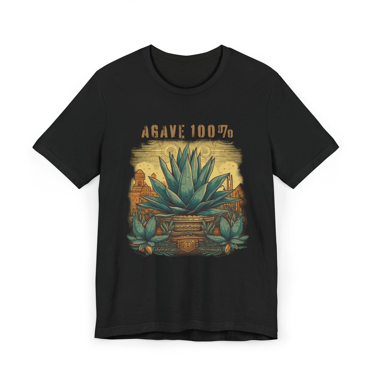 Agave 100% T-Shirt | Agave Plant Illustration, Southwestern Botanical Tee