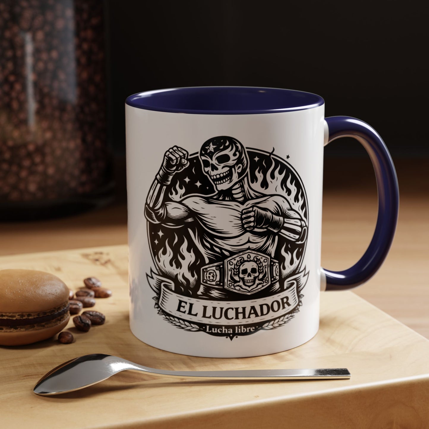 Luchador Mug - Mexican Wrestling Coffee Cup | Lucha Libre Fan Gift | Hispanic Pride Cultura Mexicana
