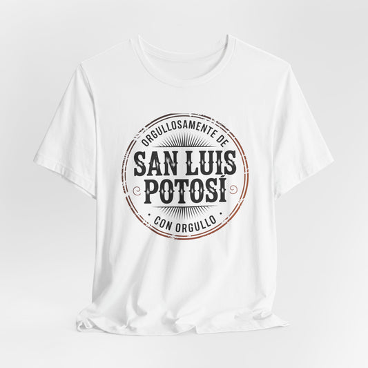 San Luis Potosí T-Shirt - Potosino Pride Tee - Mexico State Shirt - Latino Heritage Gift - Orgullo Mexicano SLP