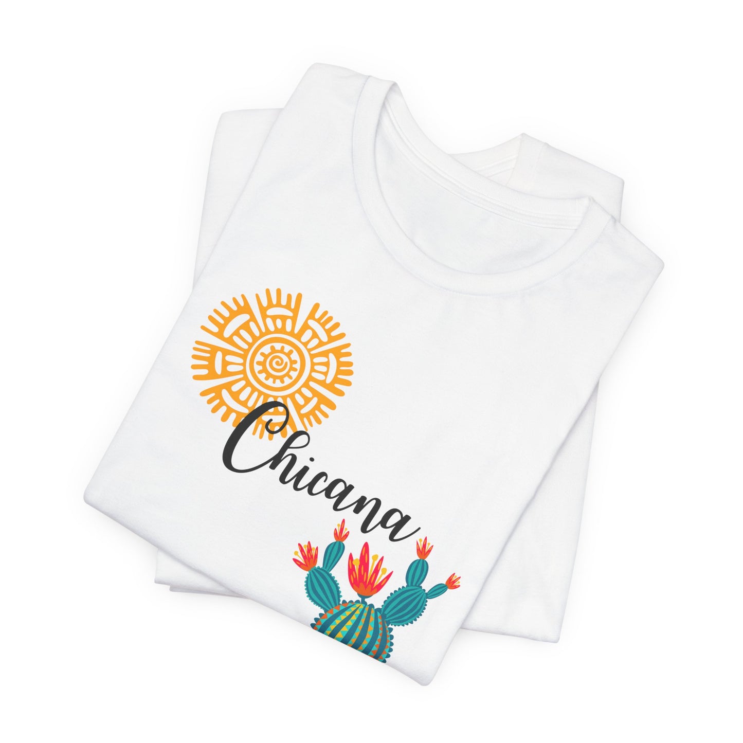 Chicana Shirt gift for Her Cactus Nopal Sol Tee Aztec Mayan Incan Latina Feminist