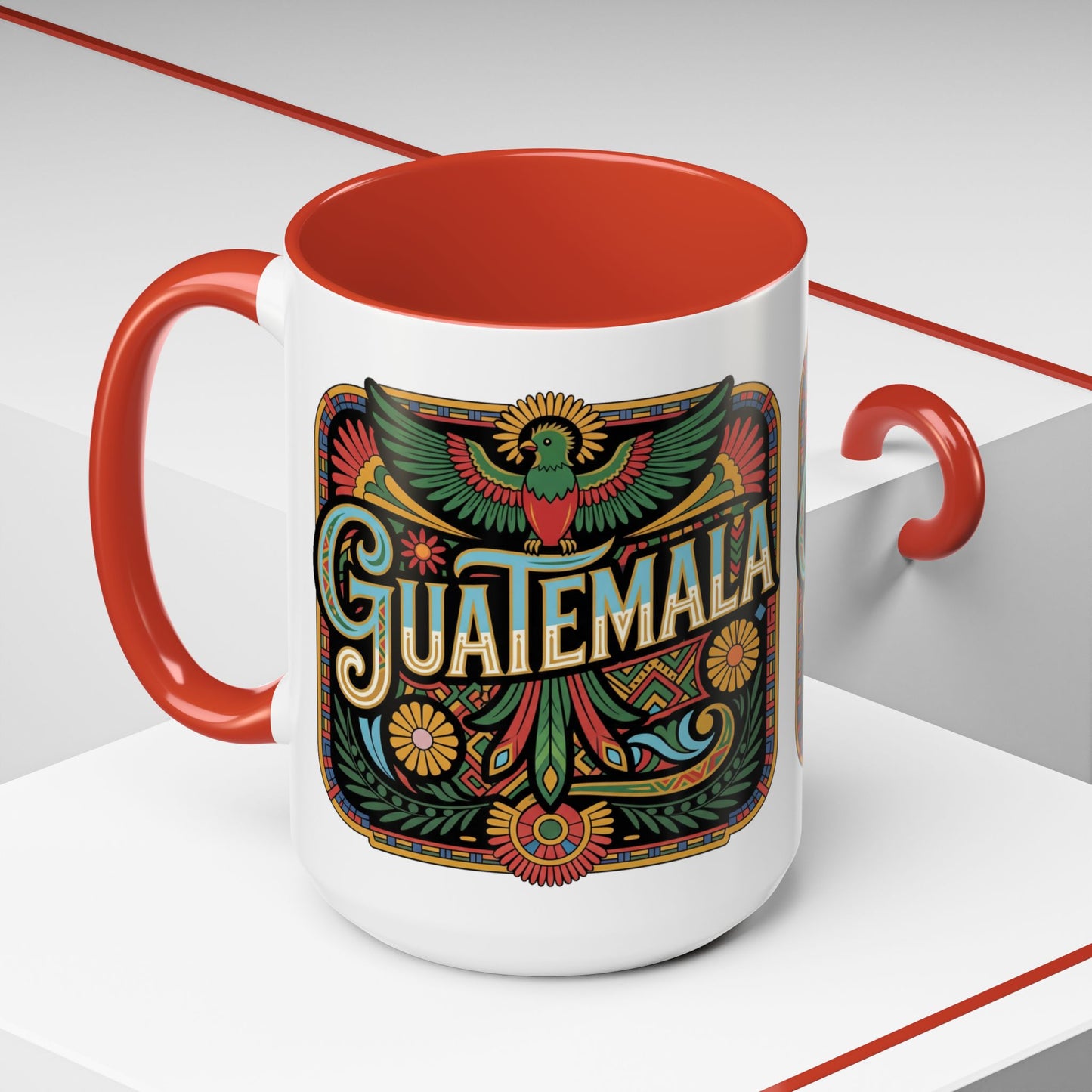 Guatemala Mug - Guatemalan Pride Coffee Cup - Chapín Heritage Gift - Central American Souvenir - Guatemala Regalo