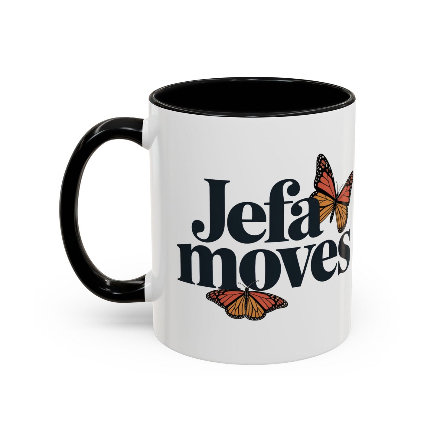 La Jefa Moves Mug - Female Boss Gift for Latina Women - Spanish Coffee Cup - Empowering Latina Gift - Bilingual Mug