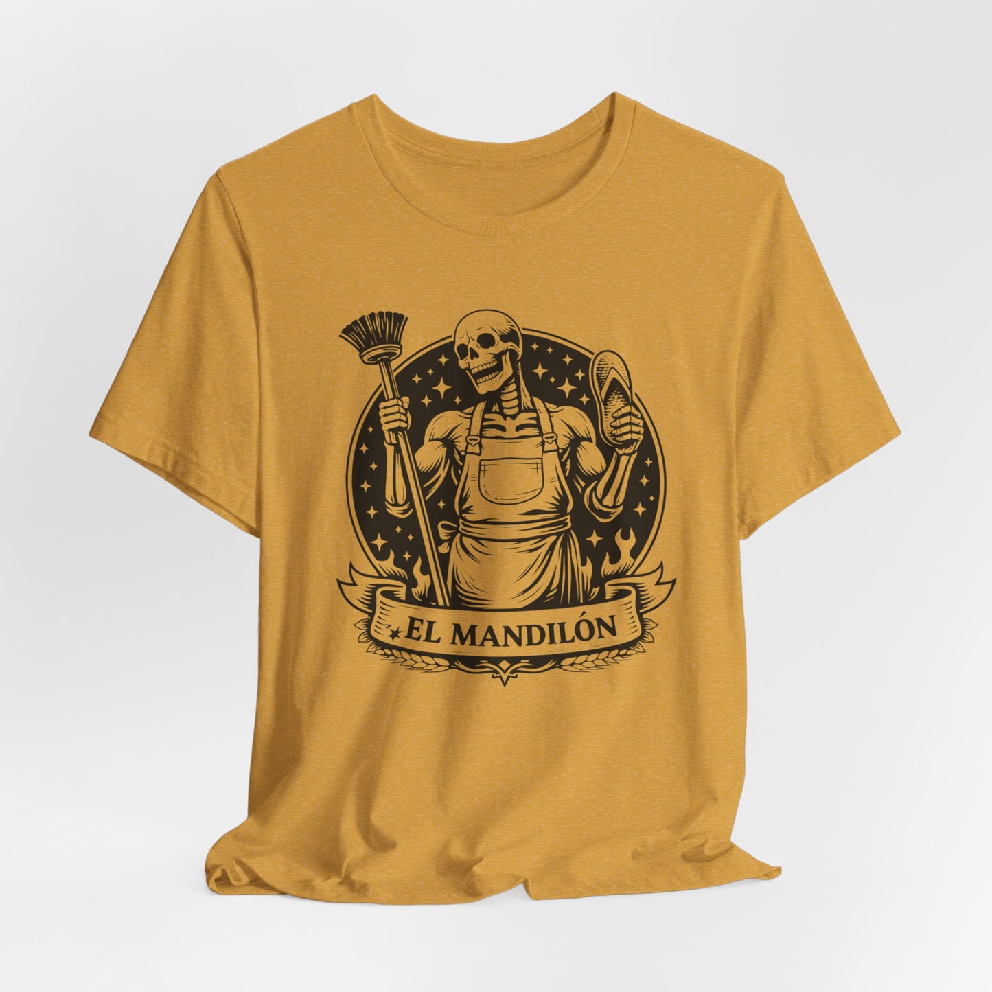 El Mandilon T-Shirt - Funny Latino Tee Gift for Hispanic Dad - Mexican Sayings Shirt - Spanish Humor Gift