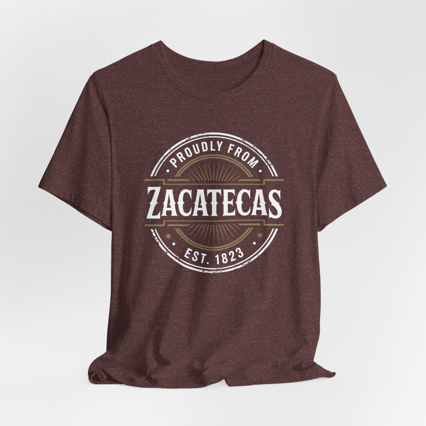 Zacatecas T-Shirt - Mexican Heritage Tee - Zacatecano Pride Gift - Mexico State Shirt - Hispanic Pride Tshirt