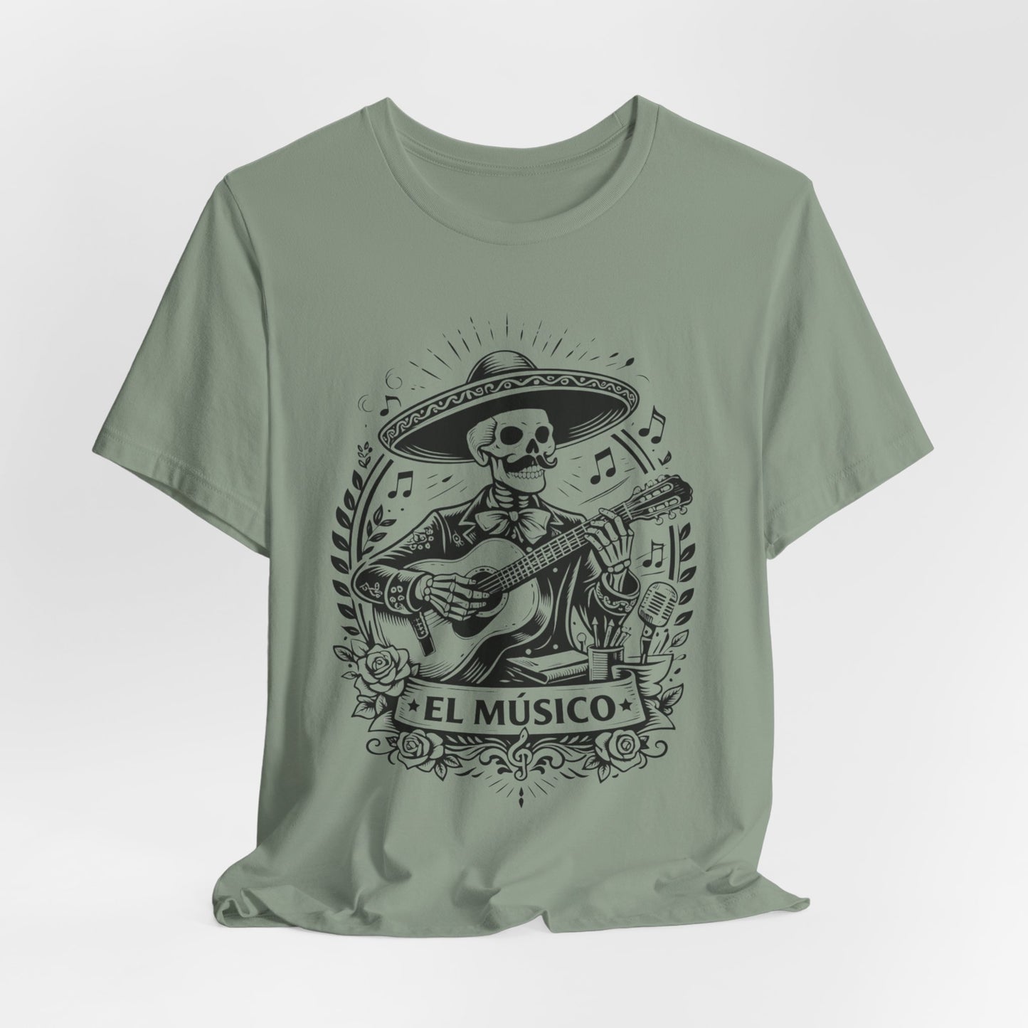 El Musico T-Shirt - Latino Musician Tee - Hispanic Pride Music Lover Gift - Cultura Latina Shirt - Musico Regalo