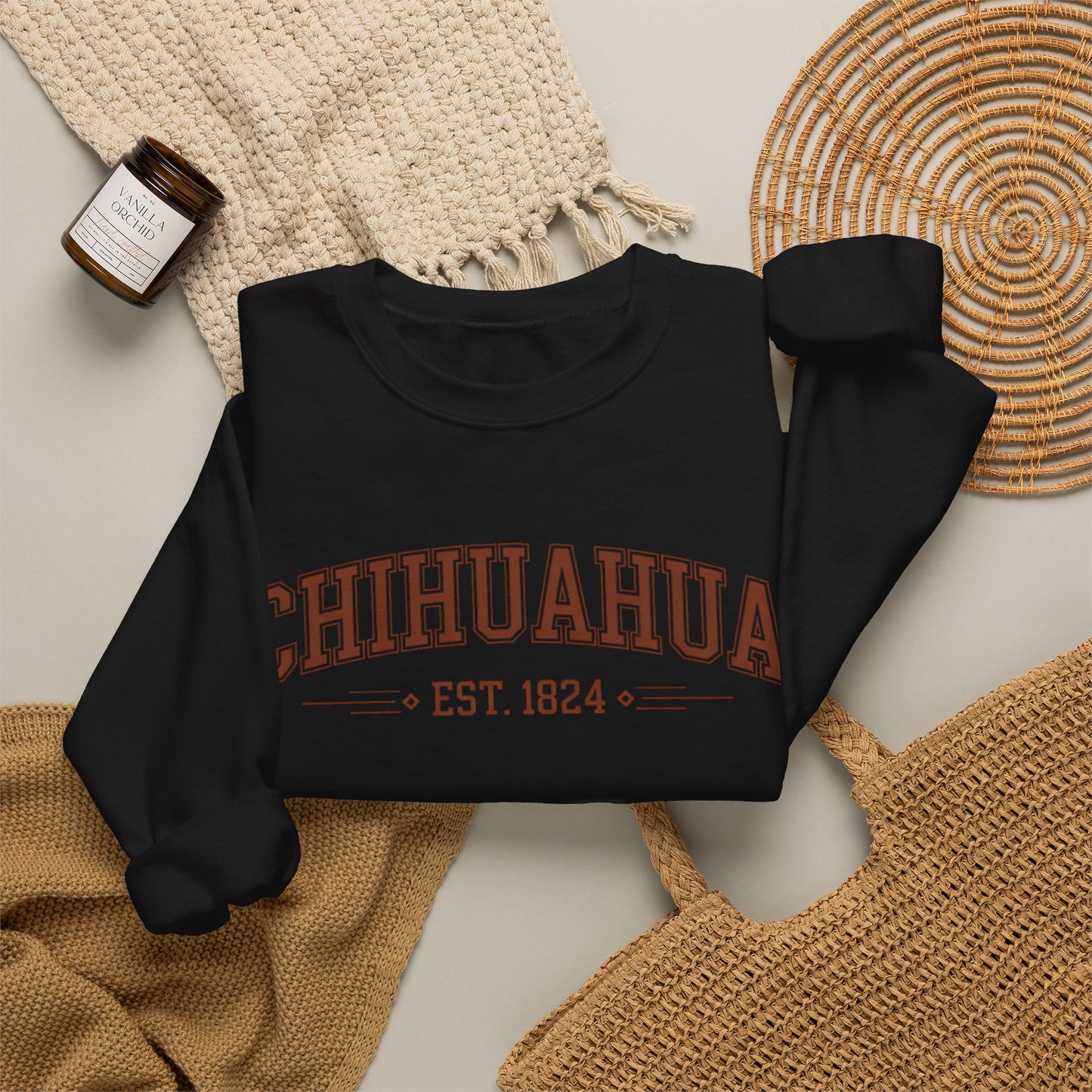 Chihuahua Sweatshirt - Mexican Heritage Pride Wear - Perrito Lindo Gift - Sudadera Mexicana - Chihuahua Mama
