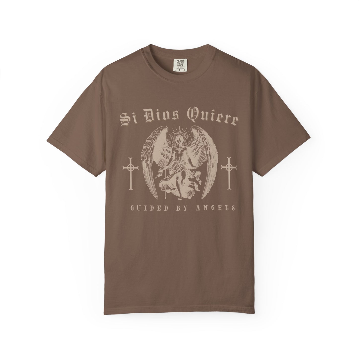 Si Dios Quiere Shirt |  Chicano Streetwear Tee | Latino Graphic Tee | Camisa Cristiana | Comfort Colors T Shirt