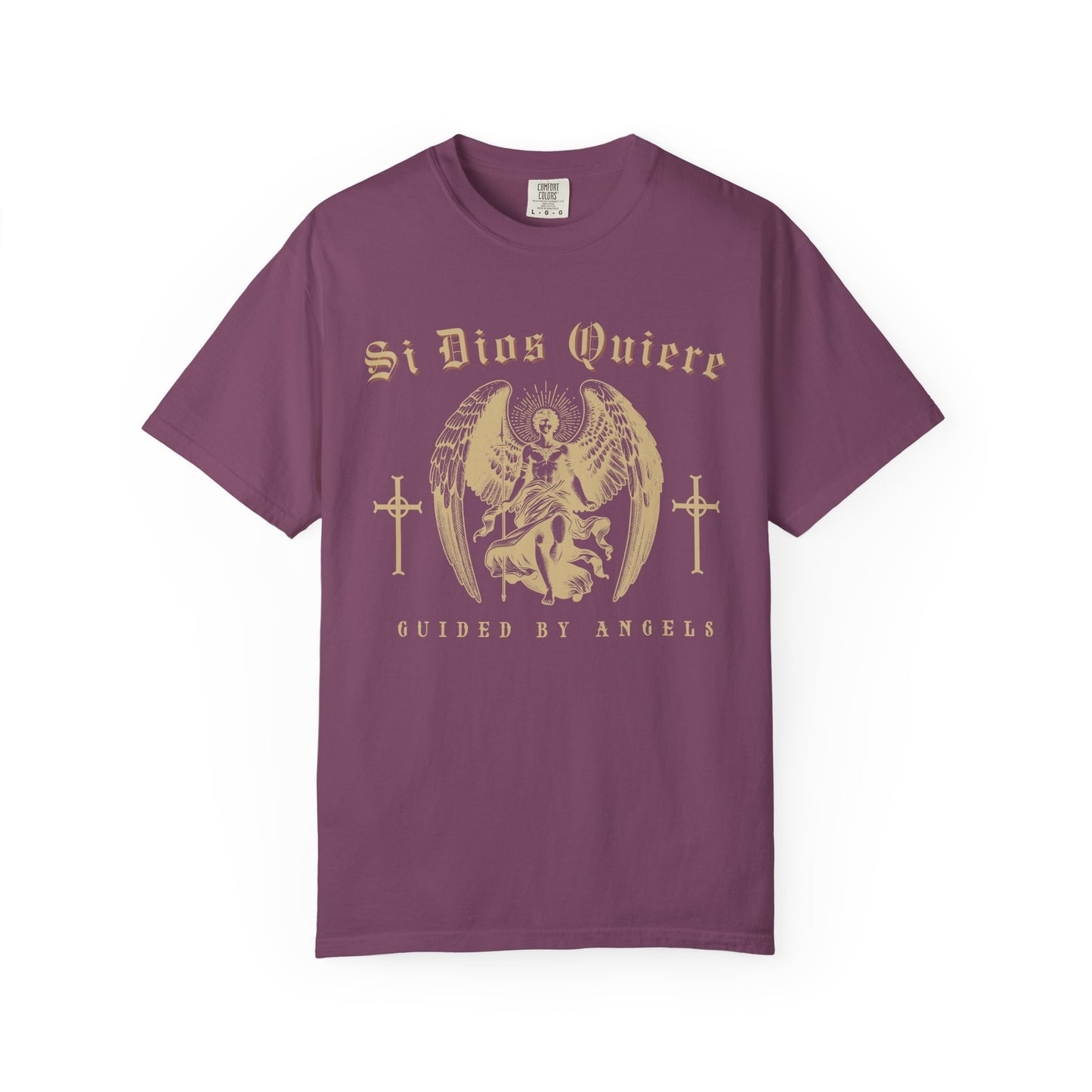 Si Dios Quiere Shirt |  Chicano Streetwear Tee | Latino Graphic Tee | Camisa Cristiana | Comfort Colors T Shirt