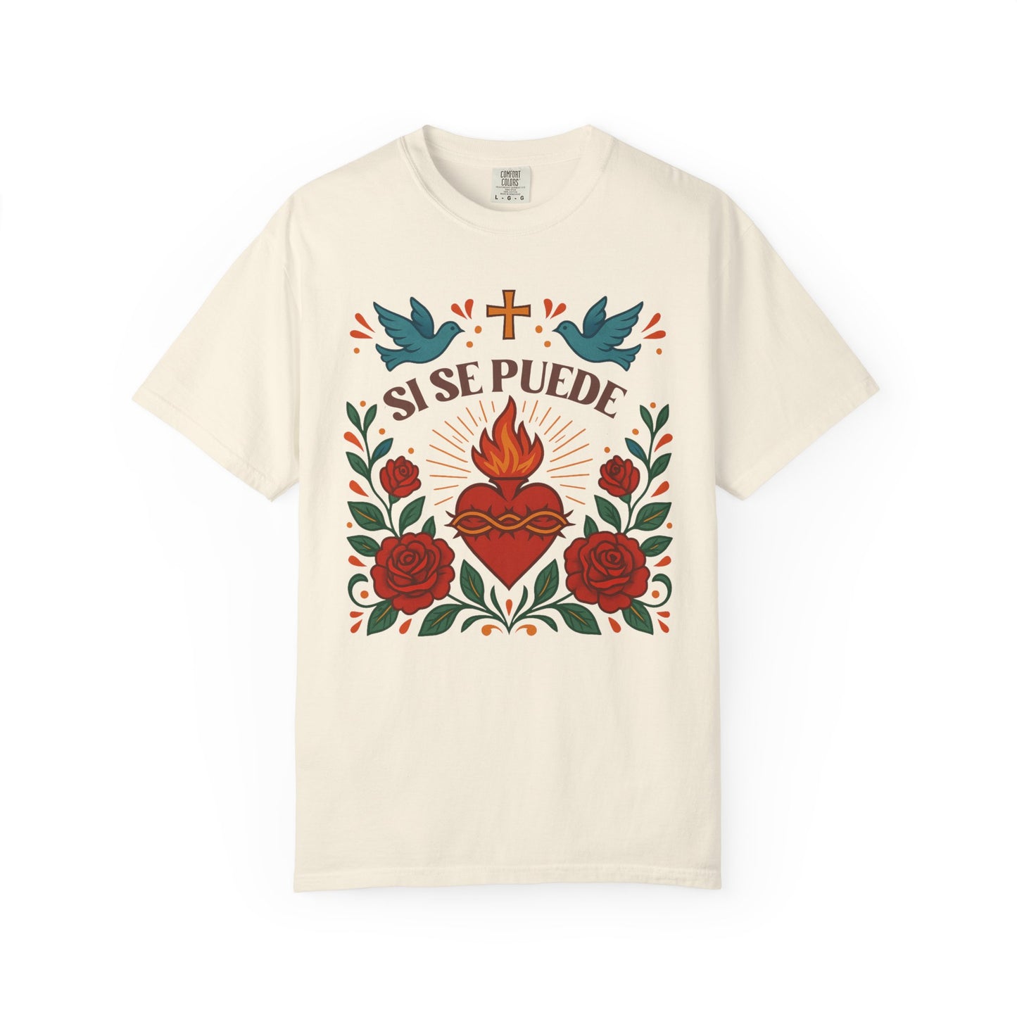 Si Se Puede T-Shirt | Huelga Civil Rights Tee | Unisex Shirt | Comfort Colors Farmworker Immigrant Shirt