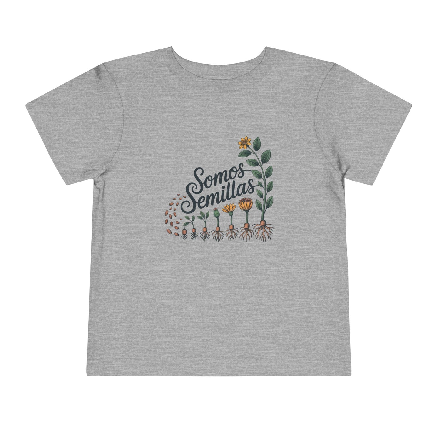 Somos Semillas Toddler T-Shirt | Latino Heritage Tee | Hispanic Culture Gift | Latinx Apparel | Somos Fuertes Shirt