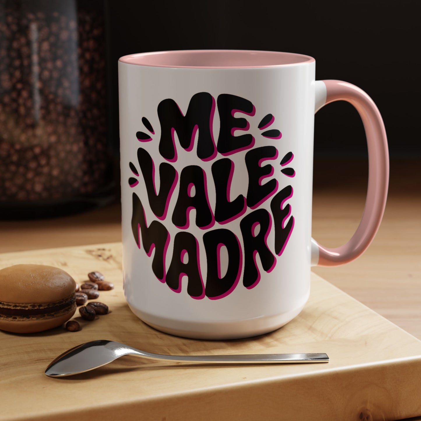 Me Vale Madre Mug - Funny Spanish Phrase Gift - Latino Family Humor Cup - Mexican Saying Coffee Mug - Hispanic Attitude Gift