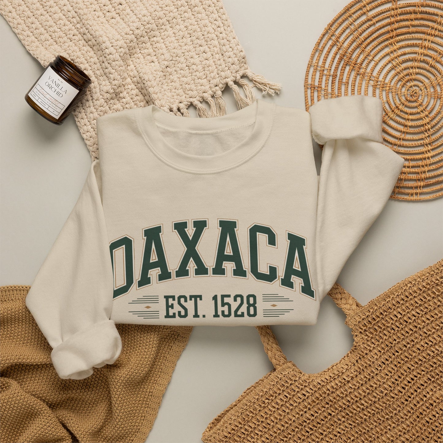 Oaxaca Sweatshirt - Mexican Heritage Pride - Oaxaqueño Gift - Hispanic Culture Sudadera - Zapotec Regional Mexico