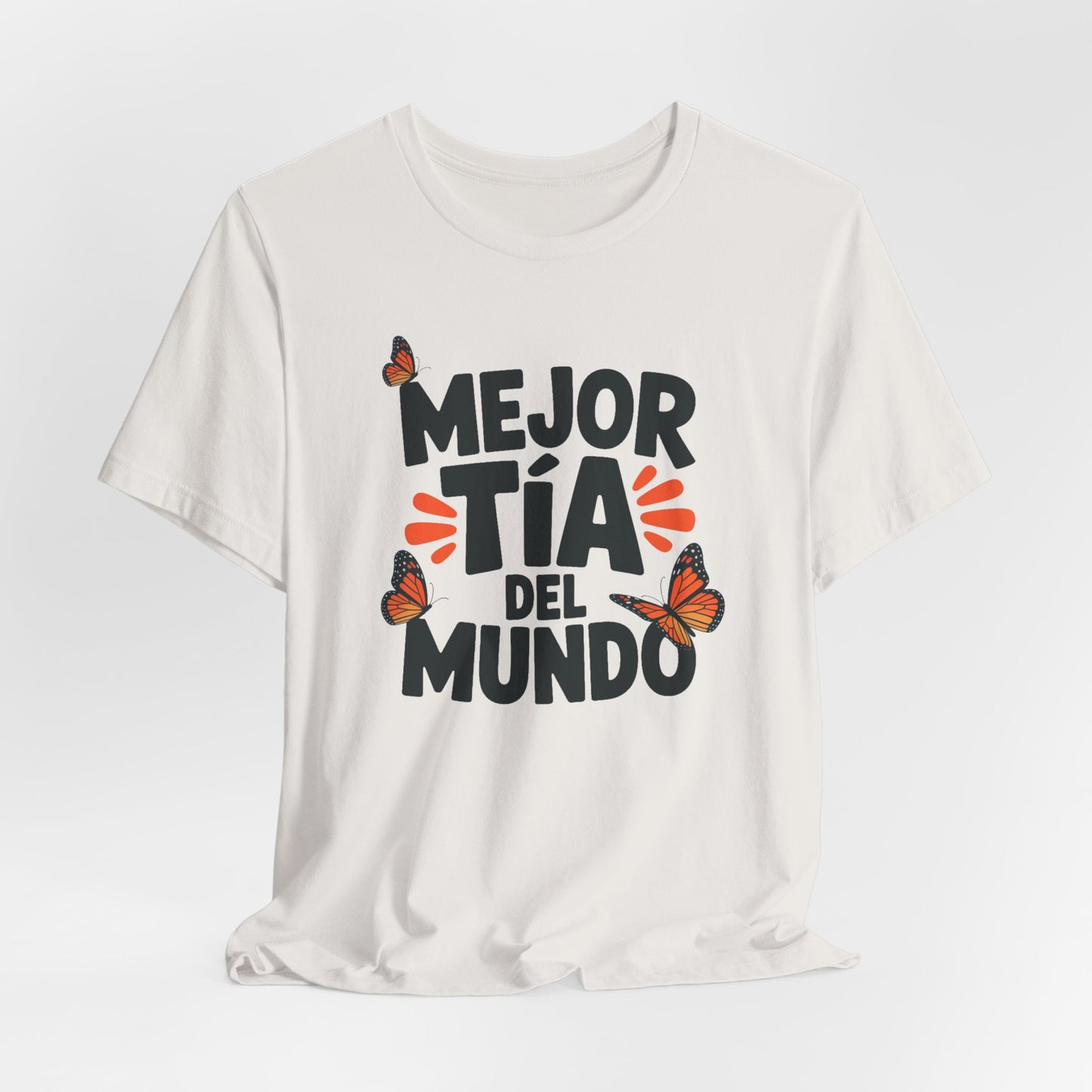 Mejor Tia Del Mundo T-Shirt | Proud Tia Gift | Latino Family Tee | Best Tia Ever Shirt | Tia Birthday Regalo