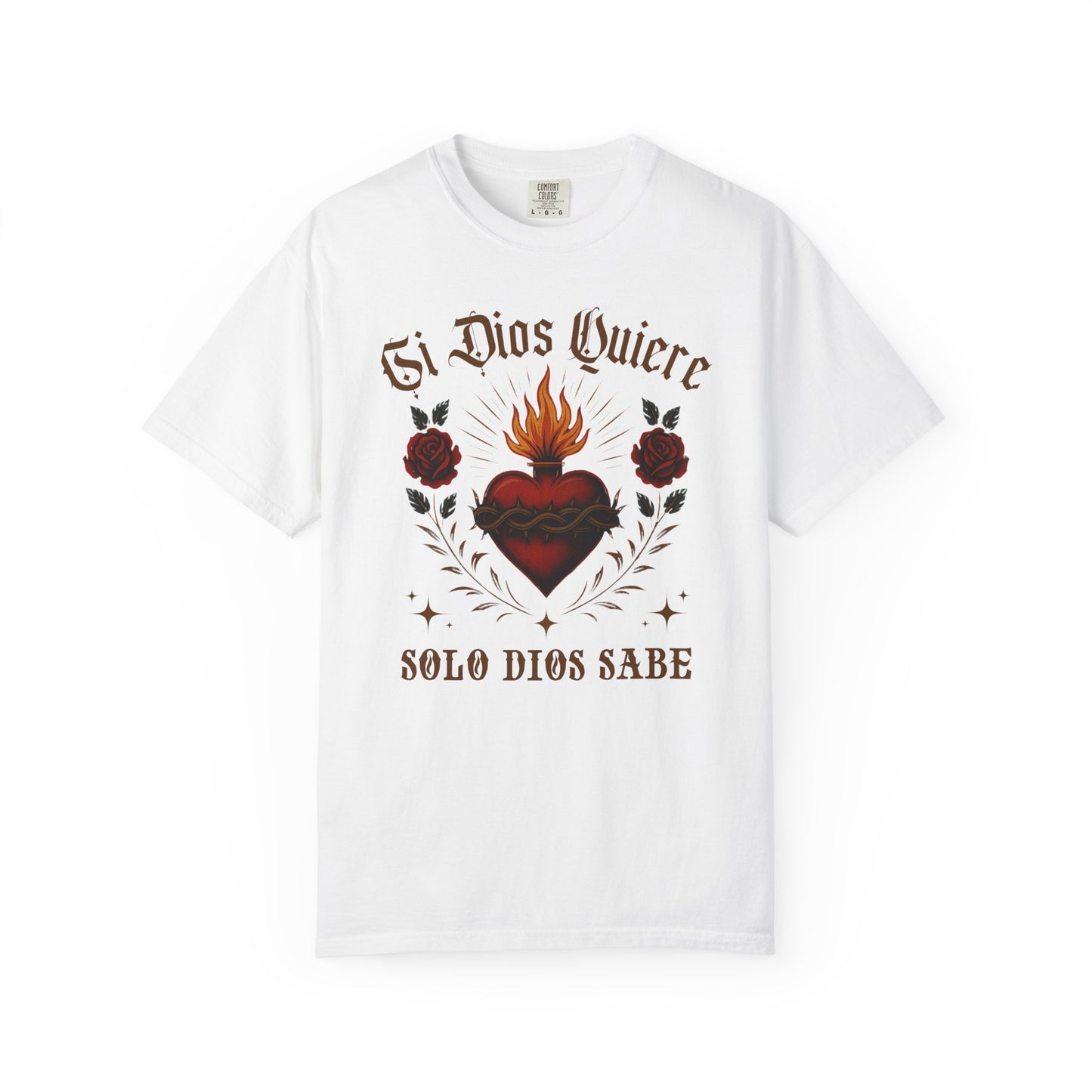 Si Dios Quiere Shirt | Camisa Christiana | Latina Graphic Tee |