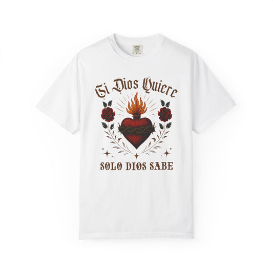 Si Dios Quiere Shirt | Camisa Christiana | Latina Graphic Tee |