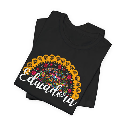 Educadora con lace Maestra Spanish Shirt Latina Gift for Her