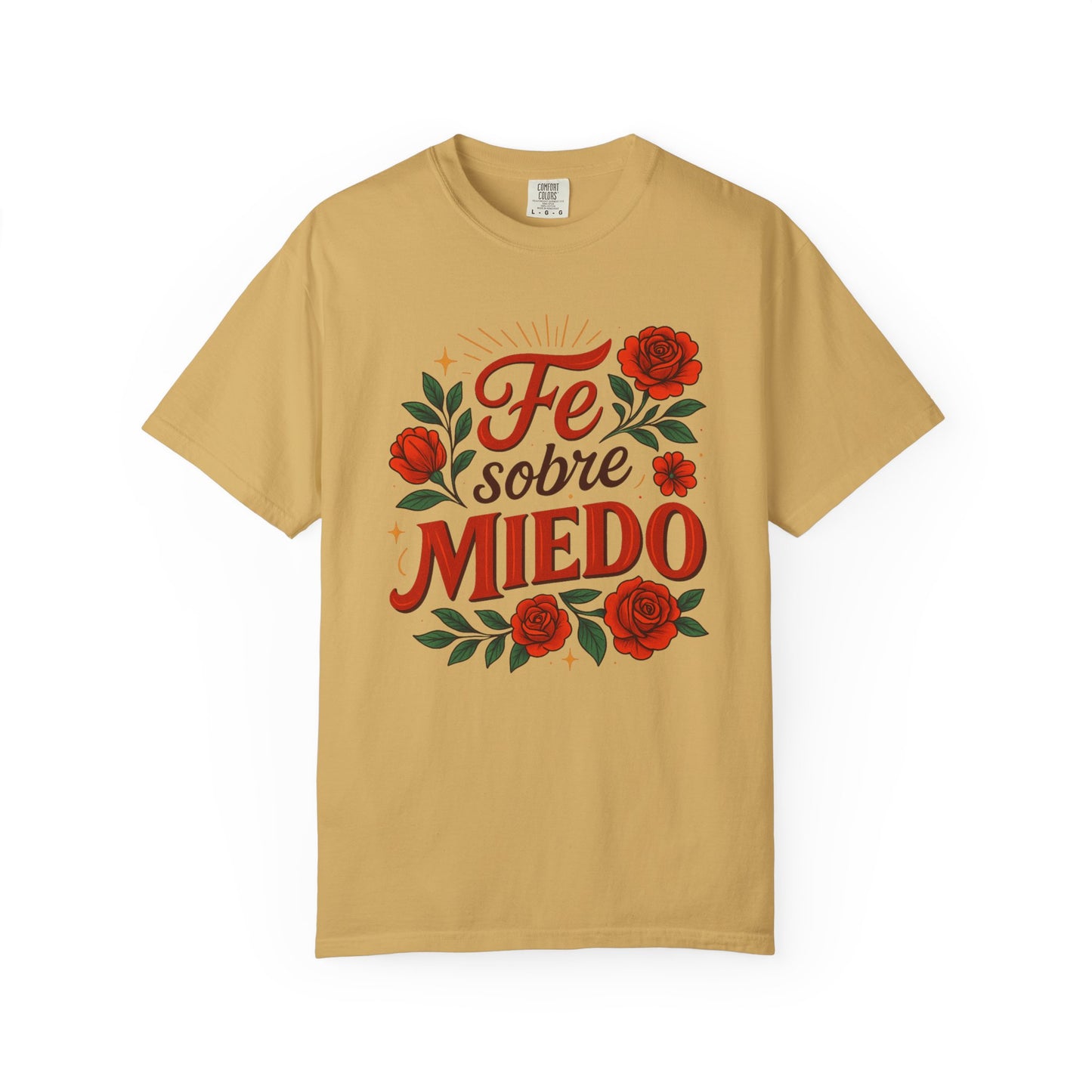 Fe Sobre Miedo Shirt | Camisa Christiana | Latina Graphic Tee |