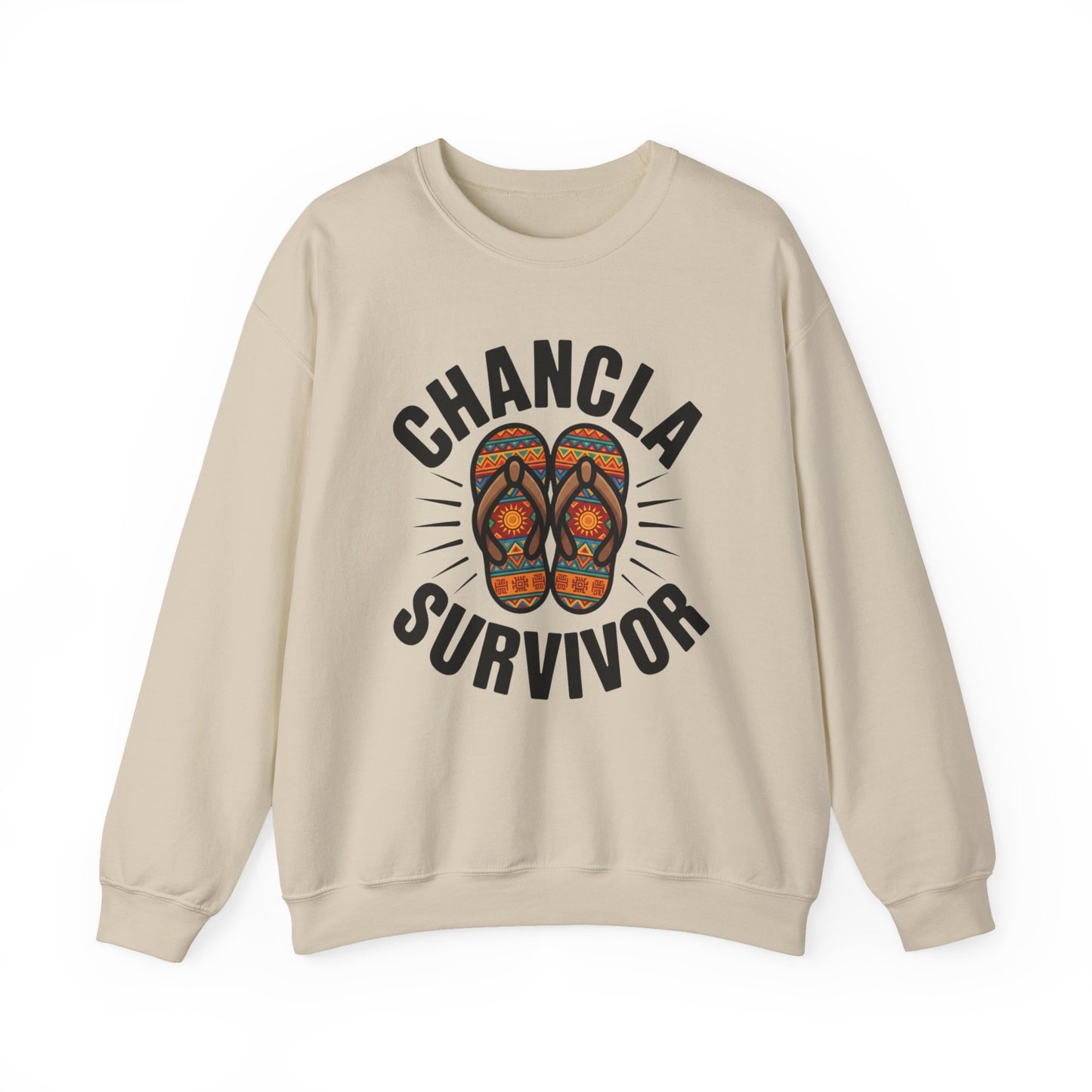 Chancla Sweatshirt - La Chancla Shirt - Latino Heritage Gift - Hispanic Pride Sudadera - Abuela Power - Mexican Humor