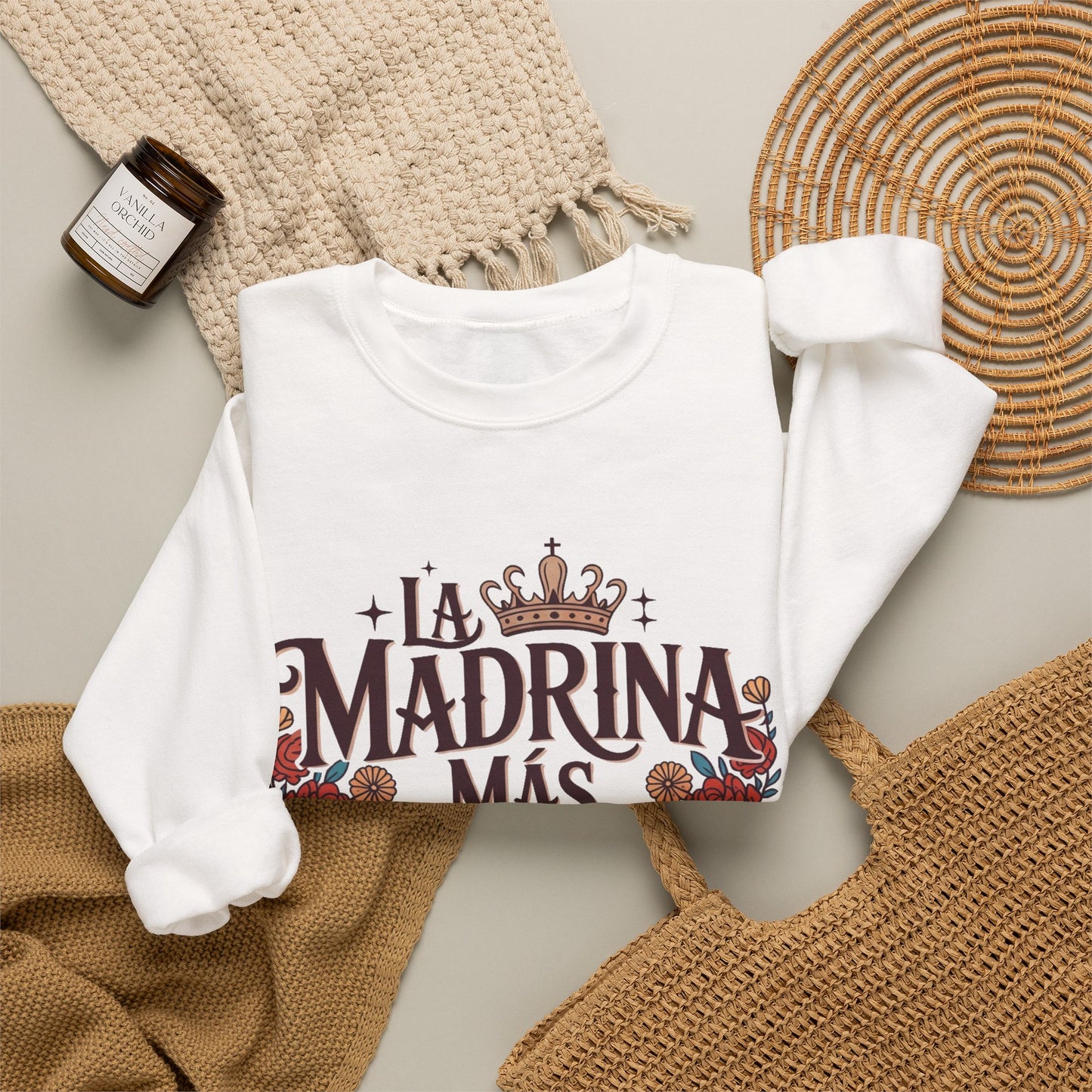 Madrina Sweatshirt | Godmother Gift | Regalos Para Mujer | Latina Pride | Spanish Gift | Sudadera Latina