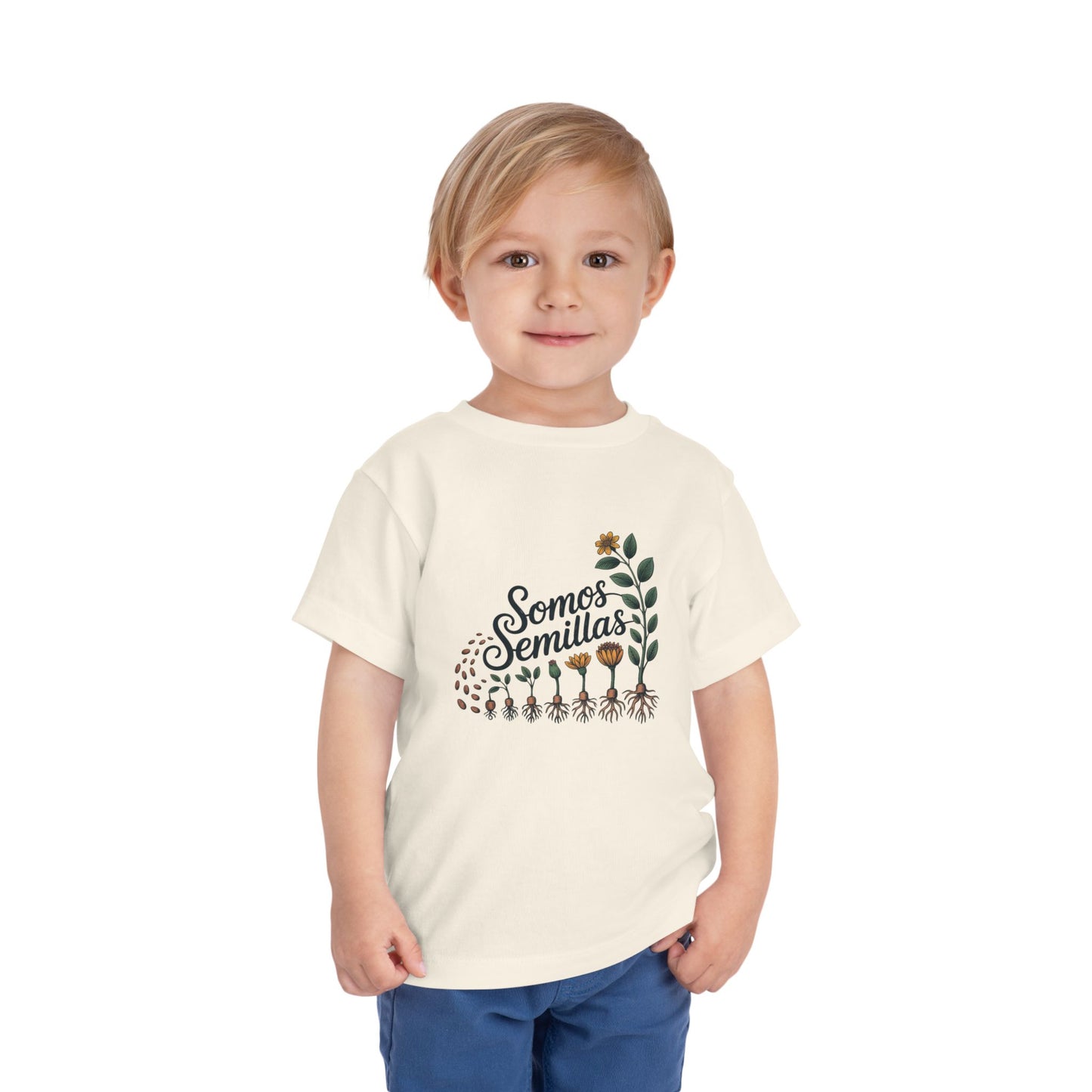 Somos Semillas Toddler T-Shirt | Latino Heritage Tee | Hispanic Culture Gift | Latinx Apparel | Somos Fuertes Shirt